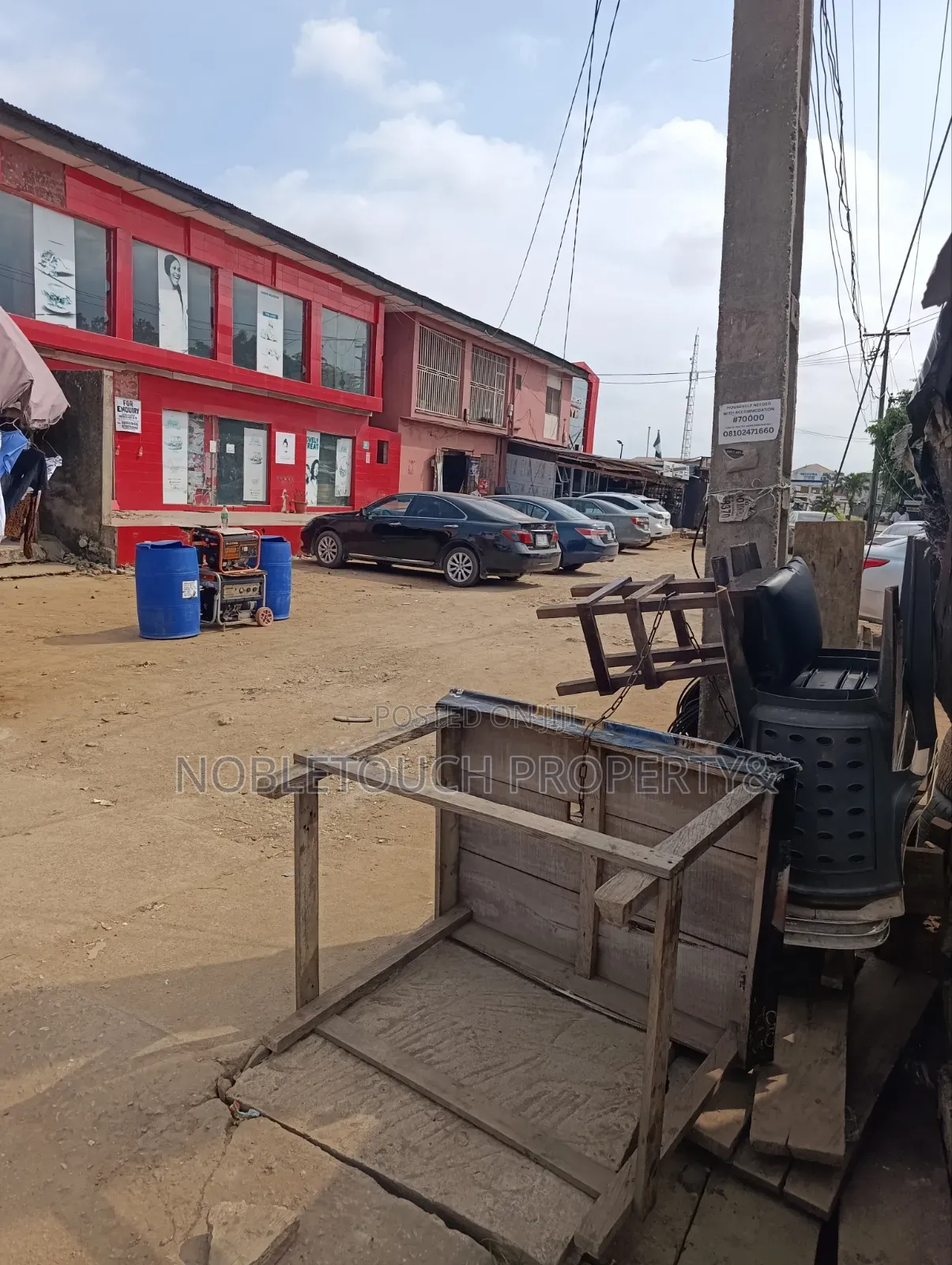 Commercial Building Along Egbeda Idimu Road in Egbeda