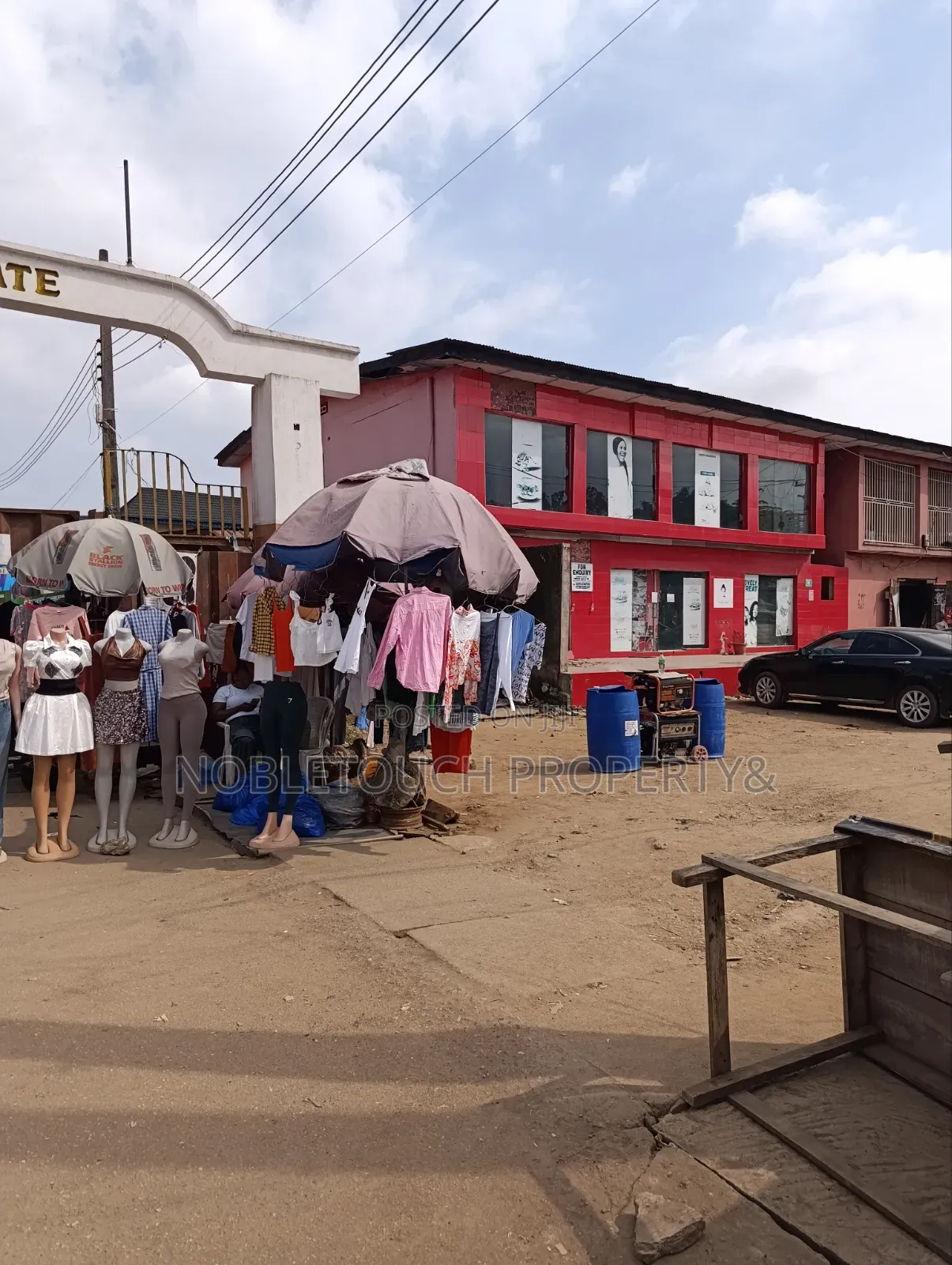 Commercial Building Along Egbeda Idimu Road in Egbeda