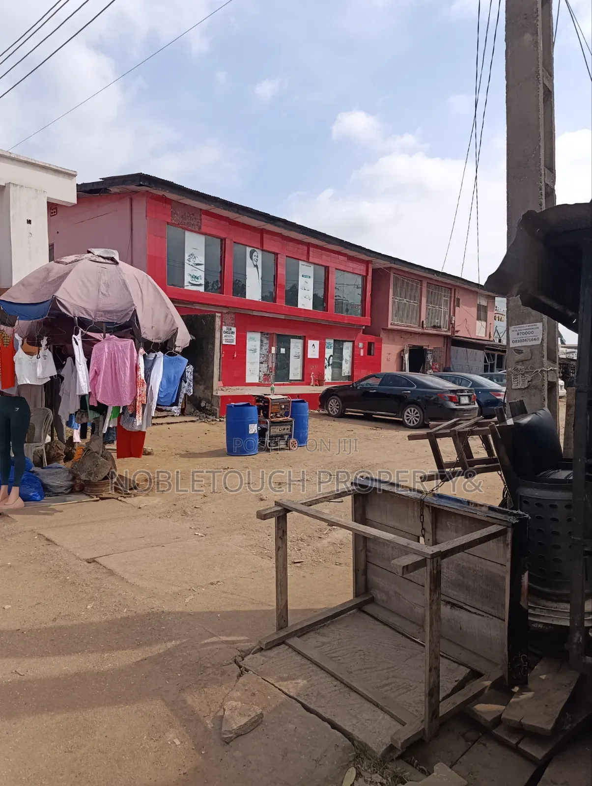 Commercial Building Along Egbeda Idimu Road in Egbeda