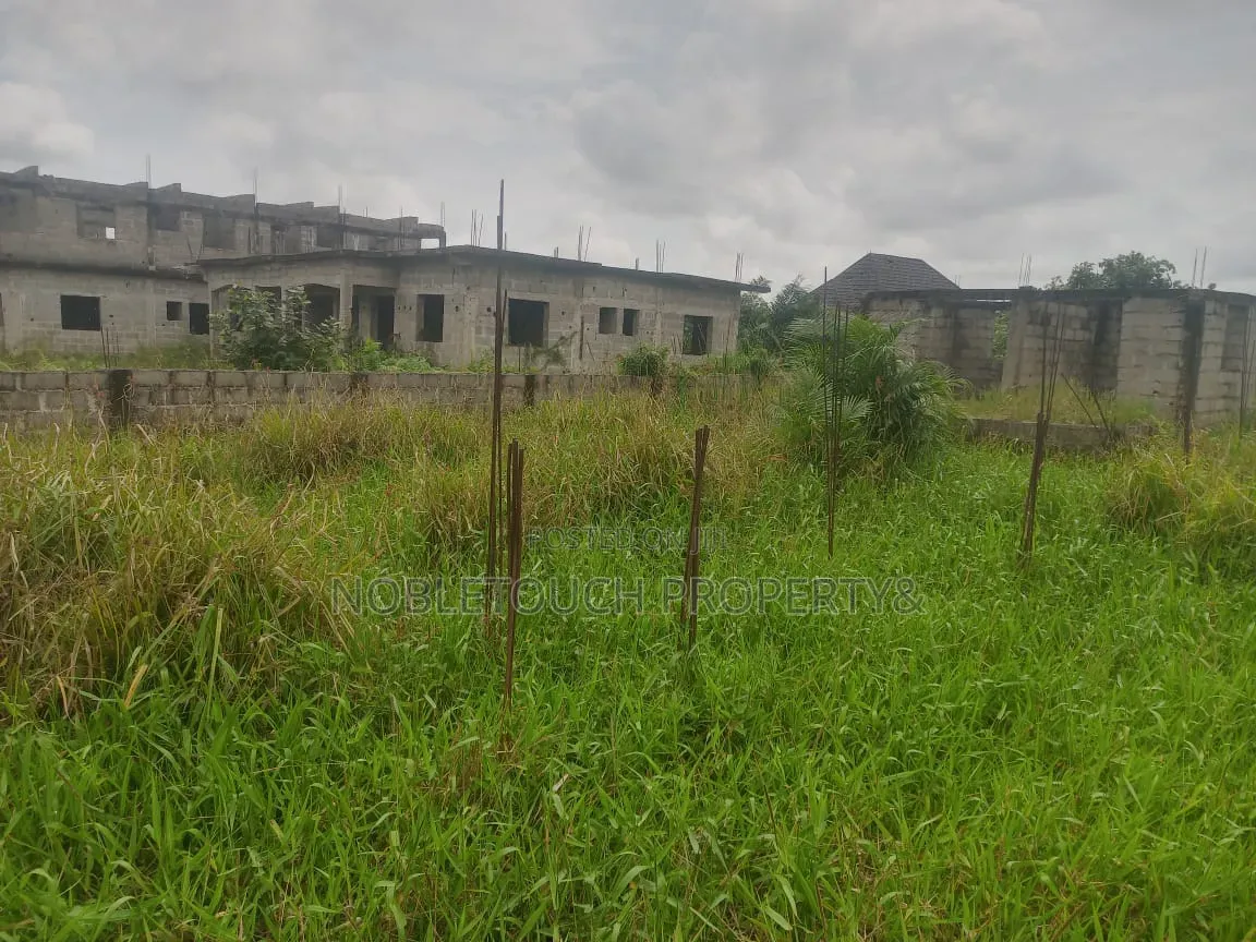 Commercial Half Plot of Land a Uncompleted Building in Ijegun