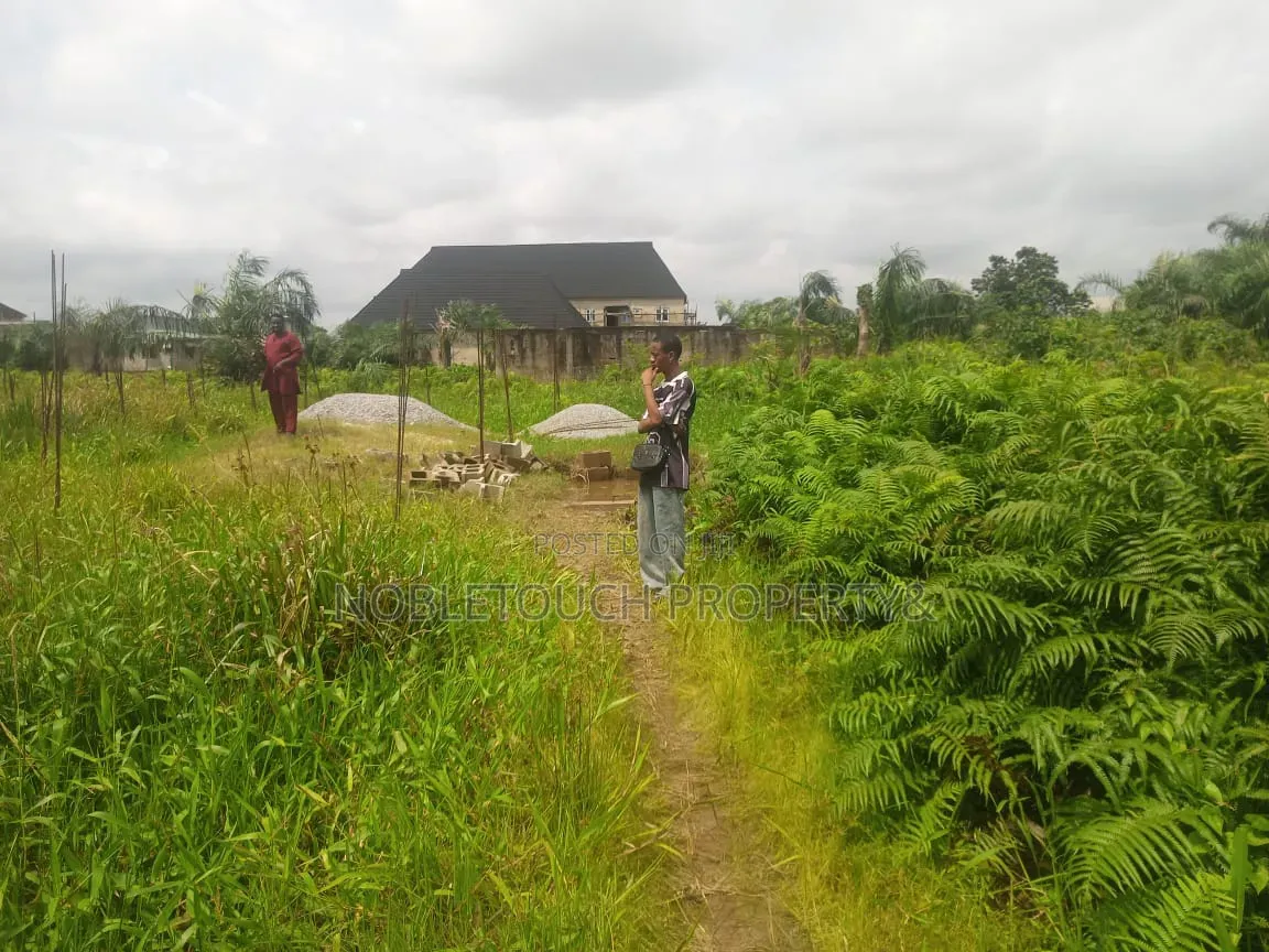 Commercial Half Plot of Land a Uncompleted Building in Ijegun