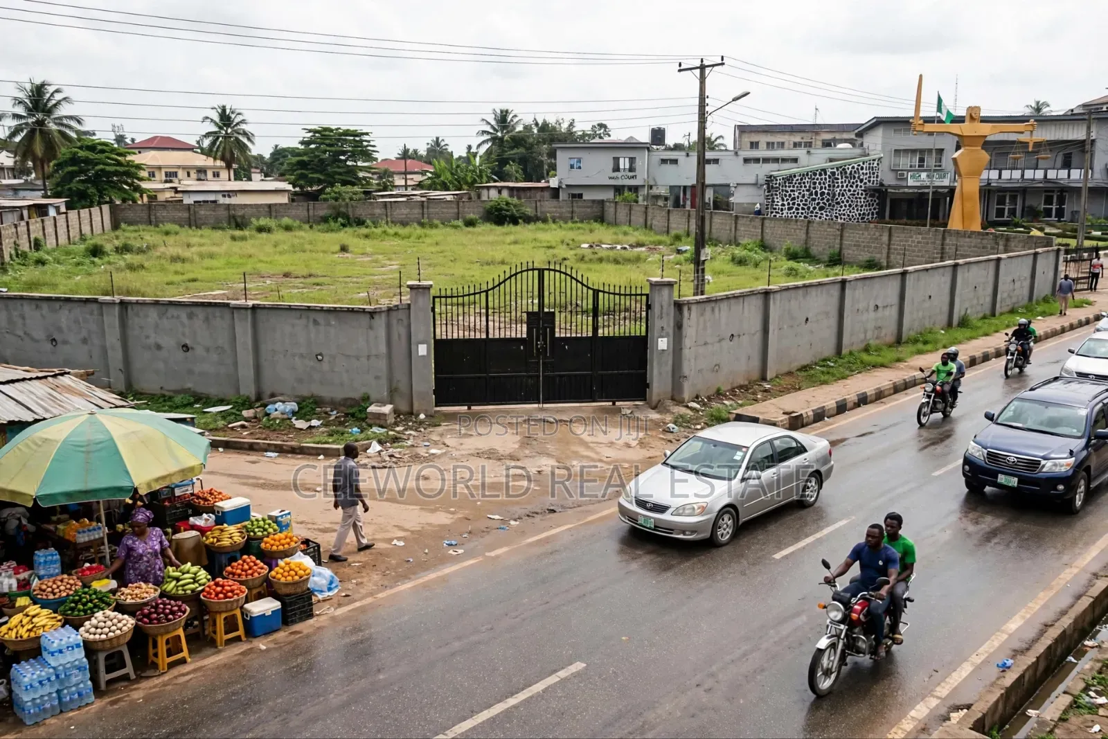Commercial Land 4 Lease On(4plots) 2,100 Square Meters Along Ring Road in CHallenge / Ibadan