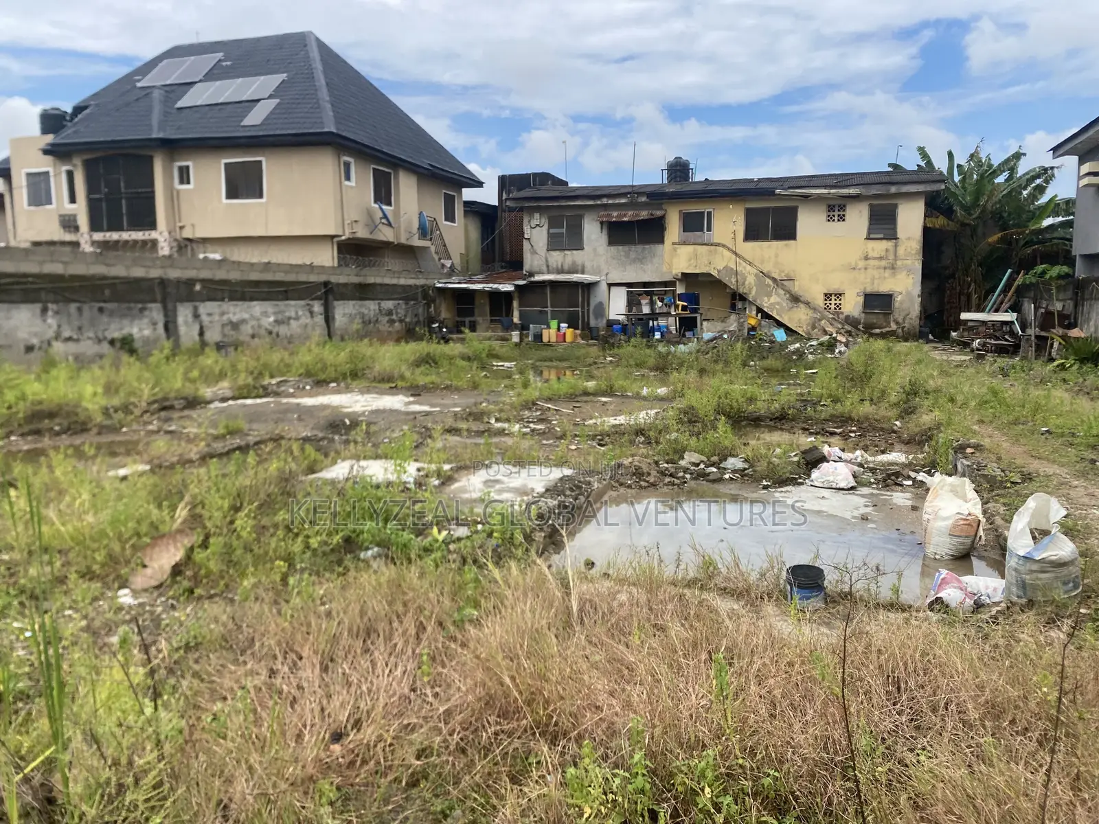 Full Plot of Land for Sale at Back of Century Ago. Okota in Ago Palace