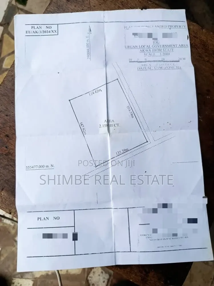 2Hectares of Land for Sale by Idu Uruan Ibom Hotels. in Uyo