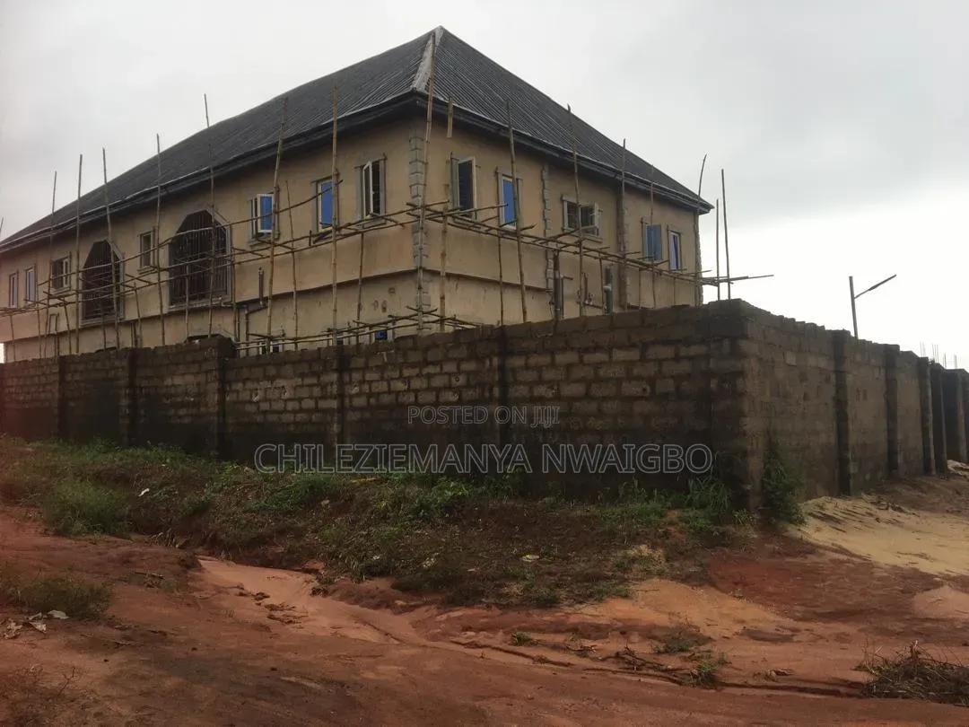 Fenced 2 Plots of Land for Sale in Ibusa Delta State (Survey & Deed) in Oshimili South