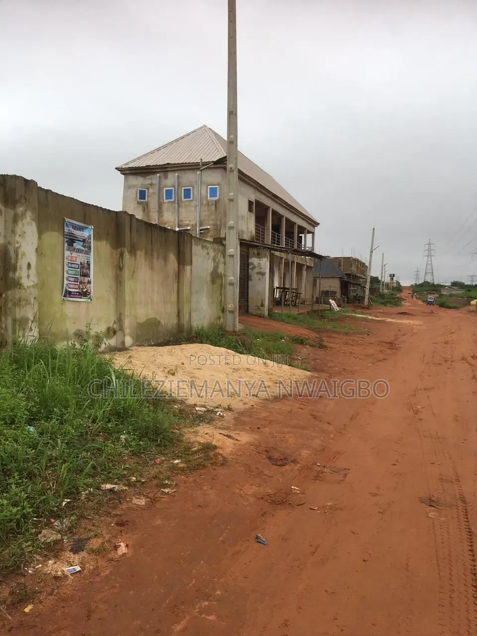 Fenced 2 Plots of Land for Sale in Ibusa Delta State (Survey & Deed) in Oshimili South