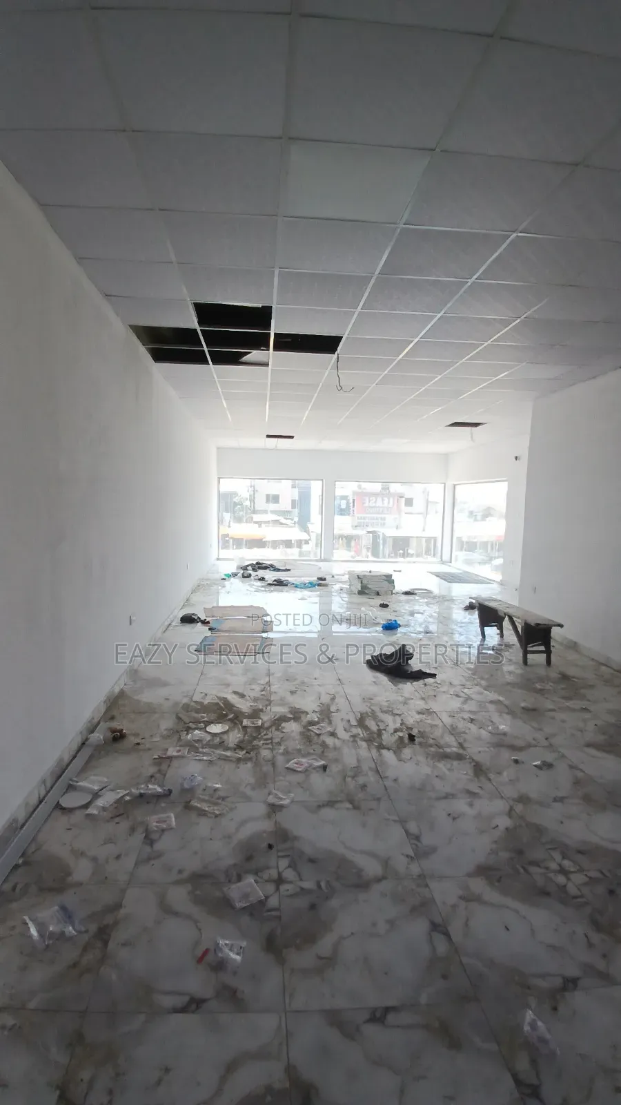 Commercial Spaces With 2toilets, Admin Office Prepaid Meter at Ajah in Ado / Ajah