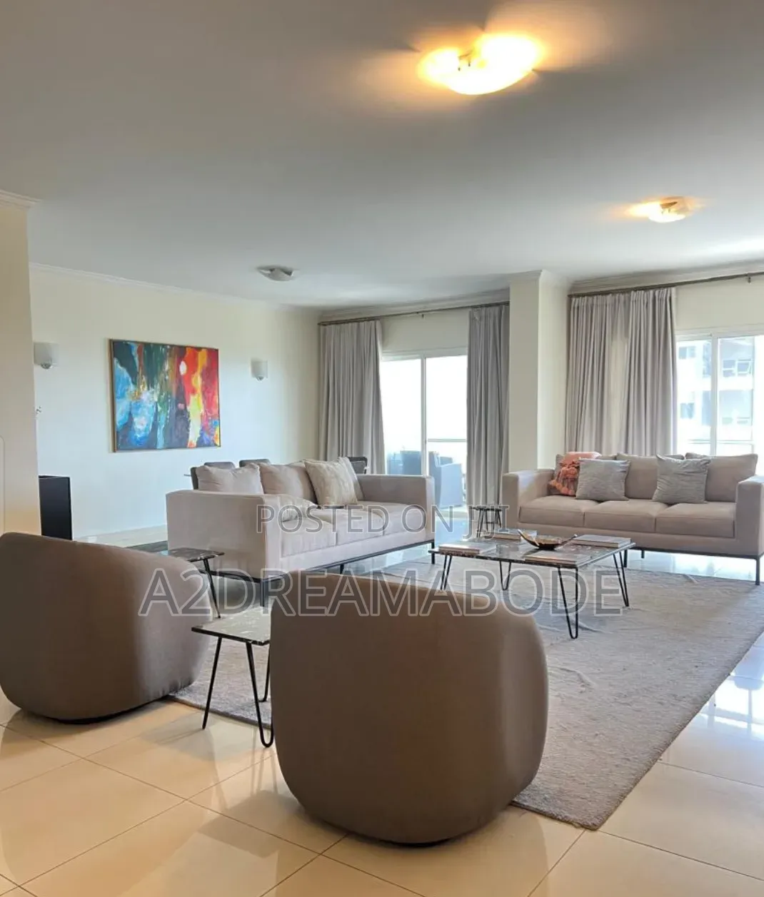 Furnished 3bdrm Apartment in Ikoyi, Gerard Road for rent in Gerard Road