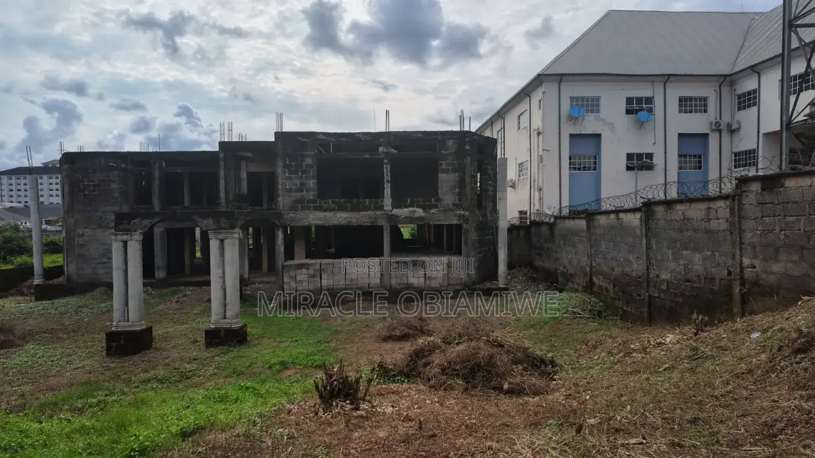 Uncompleted Hotel on 4 Plots for Sale Umuahia Abia State in Umuahia