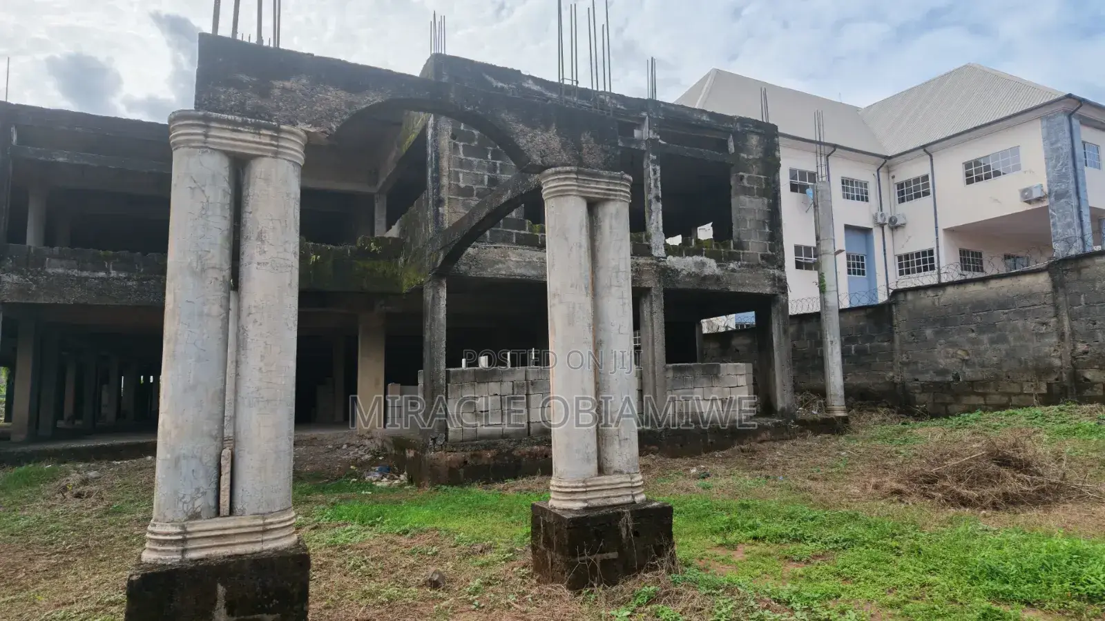 Uncompleted Hotel on 4 Plots for Sale Umuahia Abia State in Umuahia