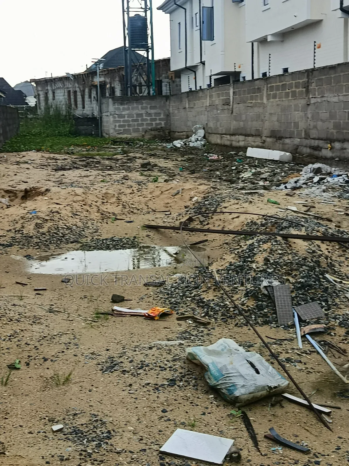 Half Plot for Land ,Sand Filled and Gates in a Secured Neighborhood in Bucknor