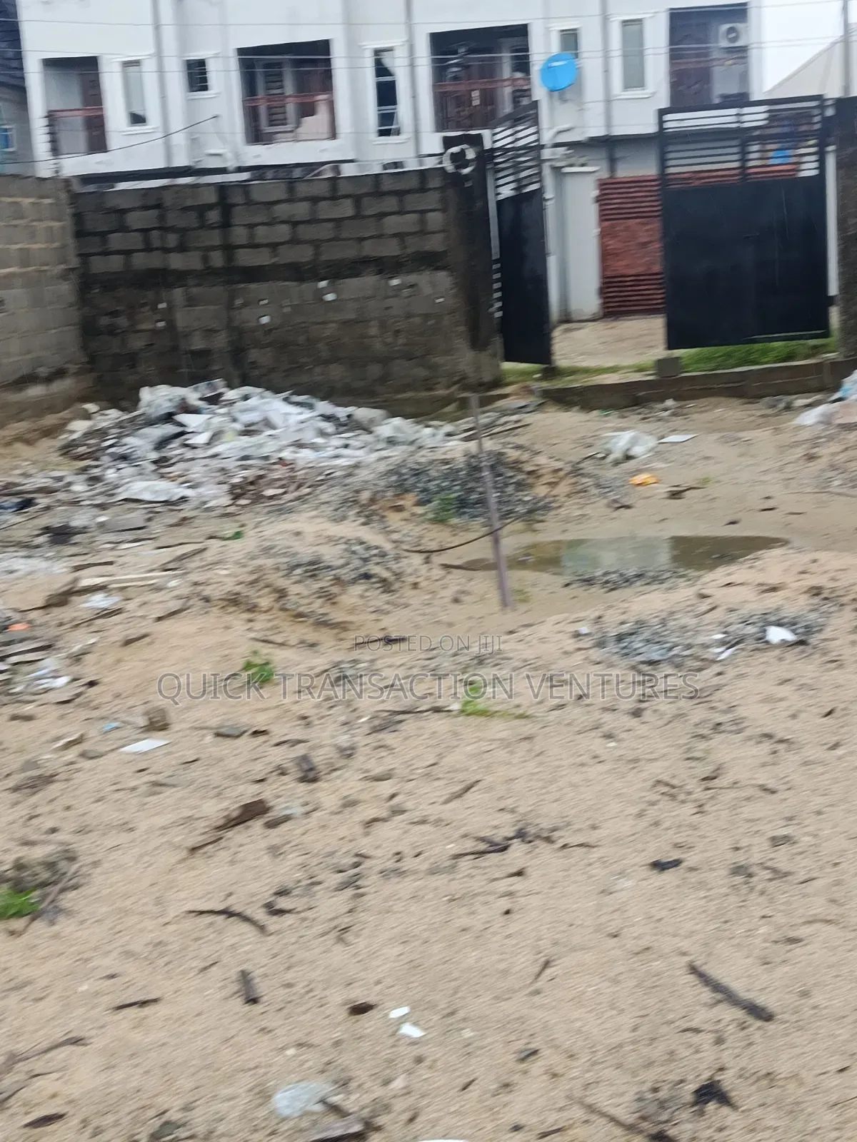 Half Plot for Land ,Sand Filled and Gates in a Secured Neighborhood in Bucknor