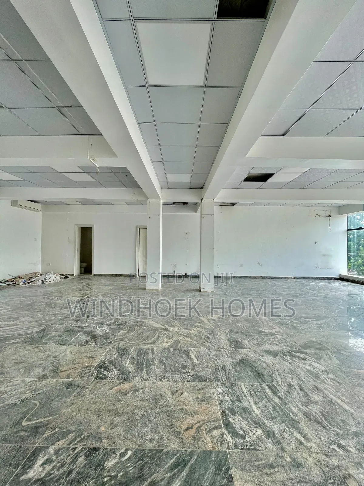 Office Space Measuring 110sqms on the 1st Floor With Two Toilets in Dape