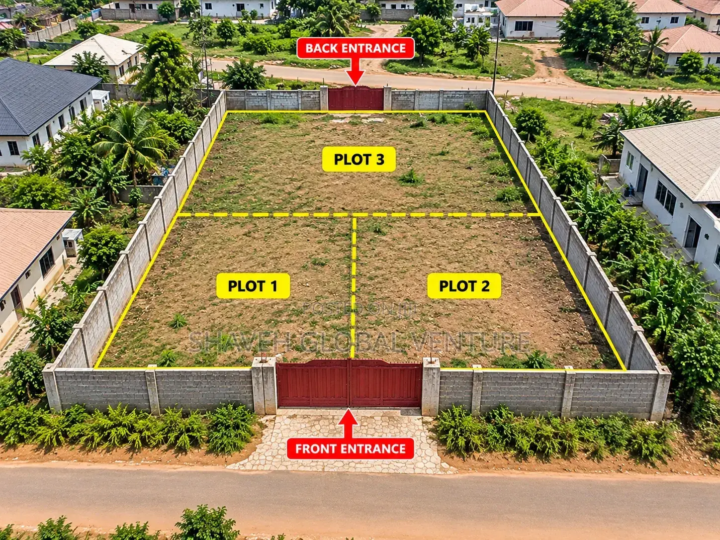 3 Plot of Land Arobieye in Ado-Odo/Ota