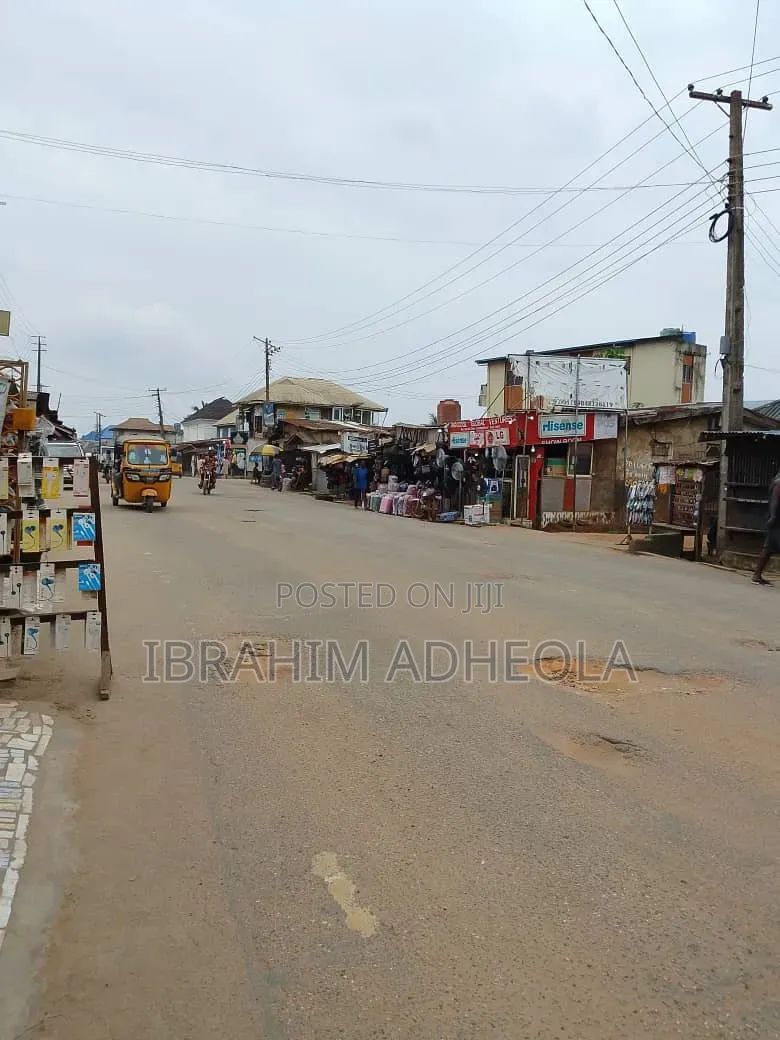 For Sale 
A Land Measuring 600sqm With a Demolishable Bungalow Suit in Ipaja Road