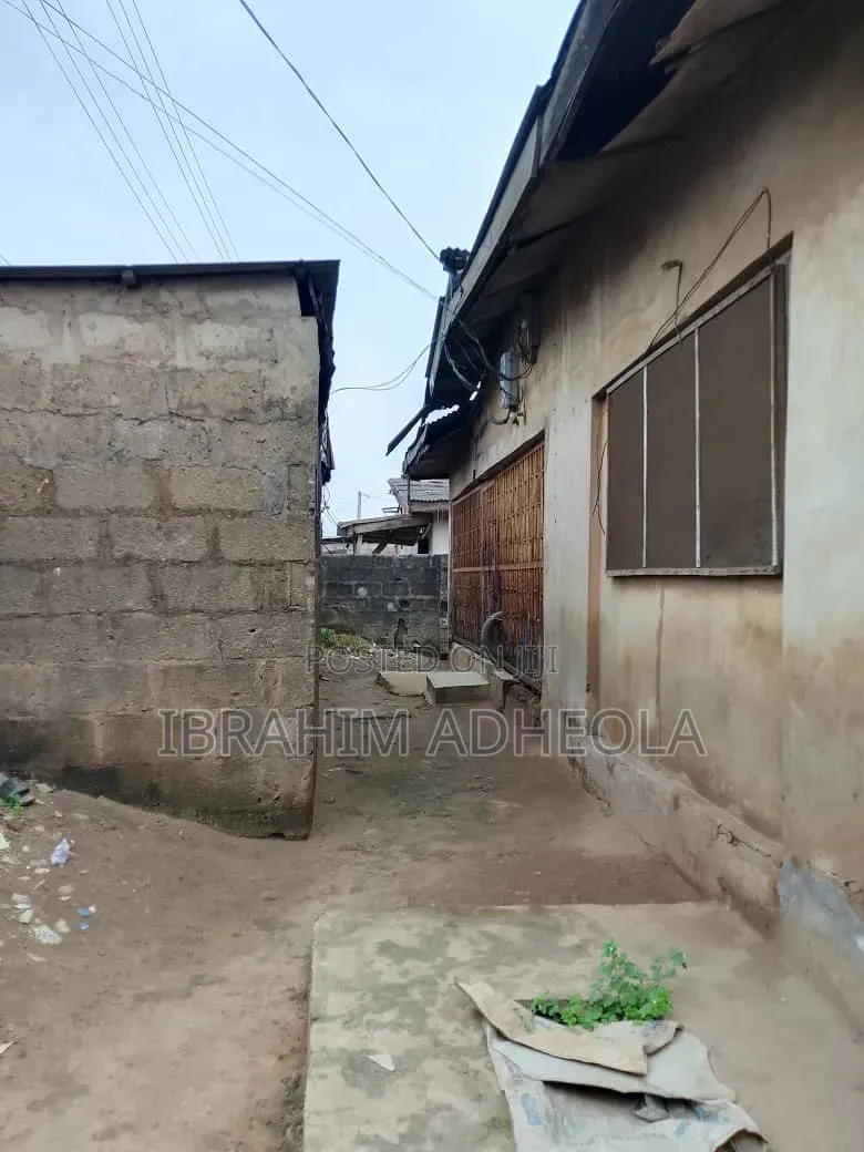 For Sale 
A Land Measuring 600sqm With a Demolishable Bungalow Suit in Ipaja Road