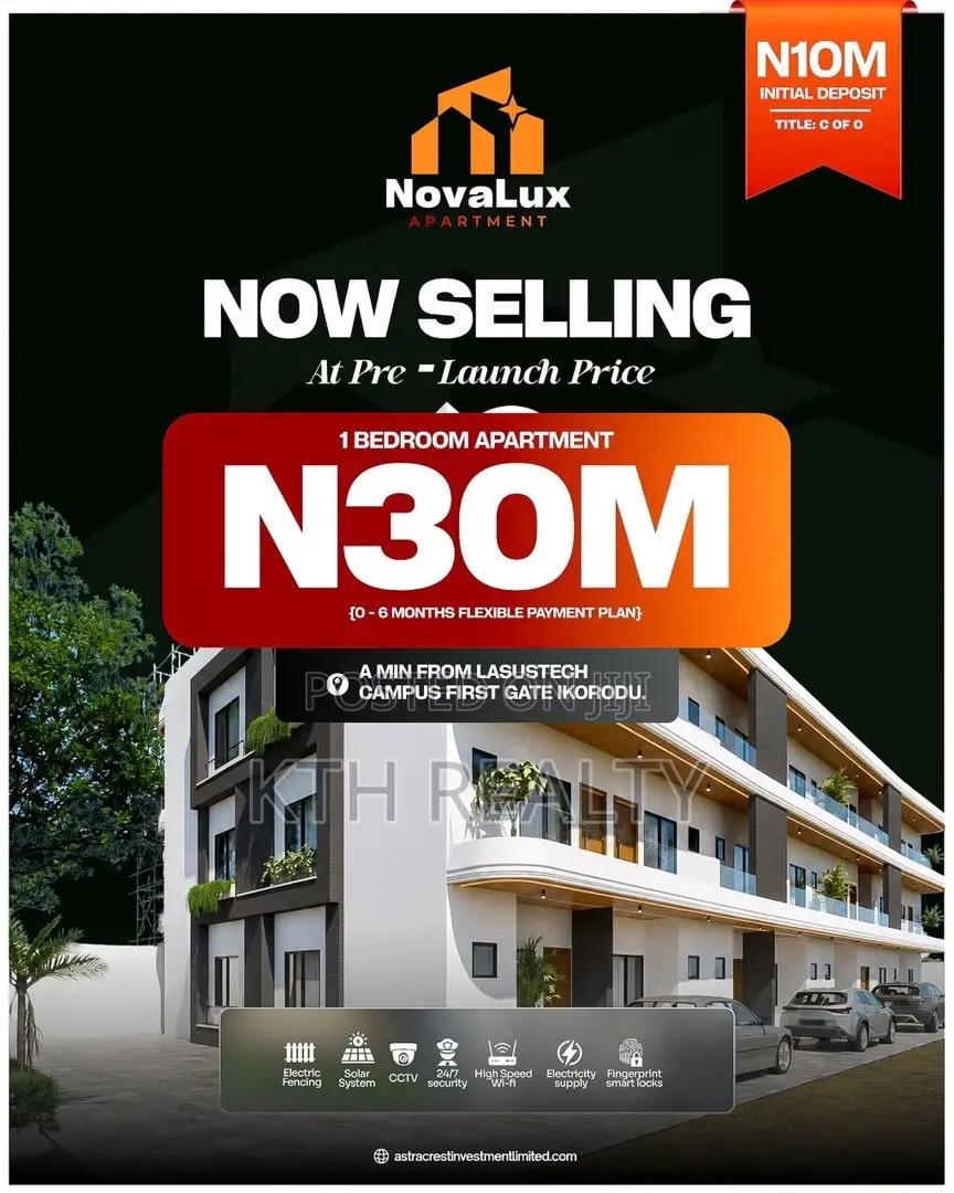 1bdrm Apartment in Novalux, Igbogbo for sale in Igbogbo