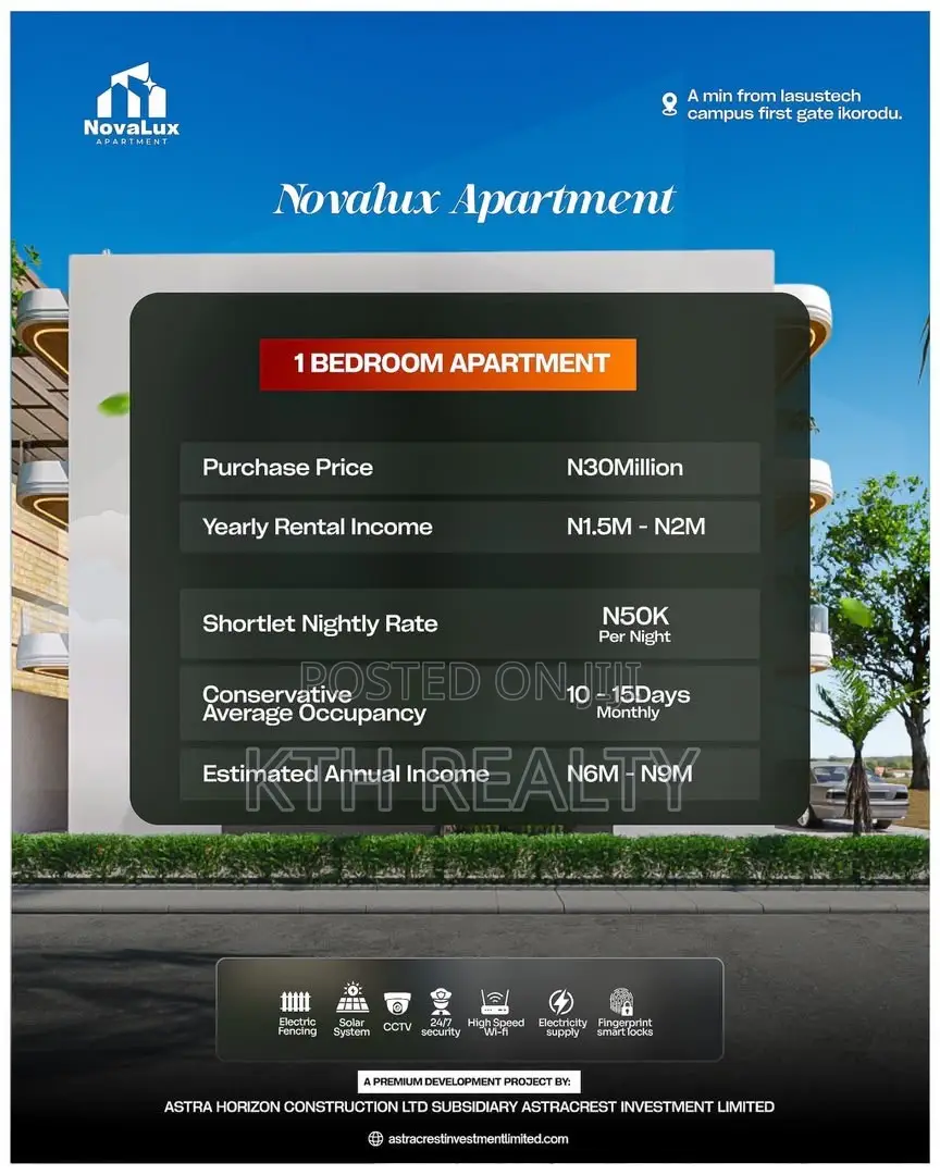 1bdrm Apartment in Novalux, Igbogbo for sale in Igbogbo