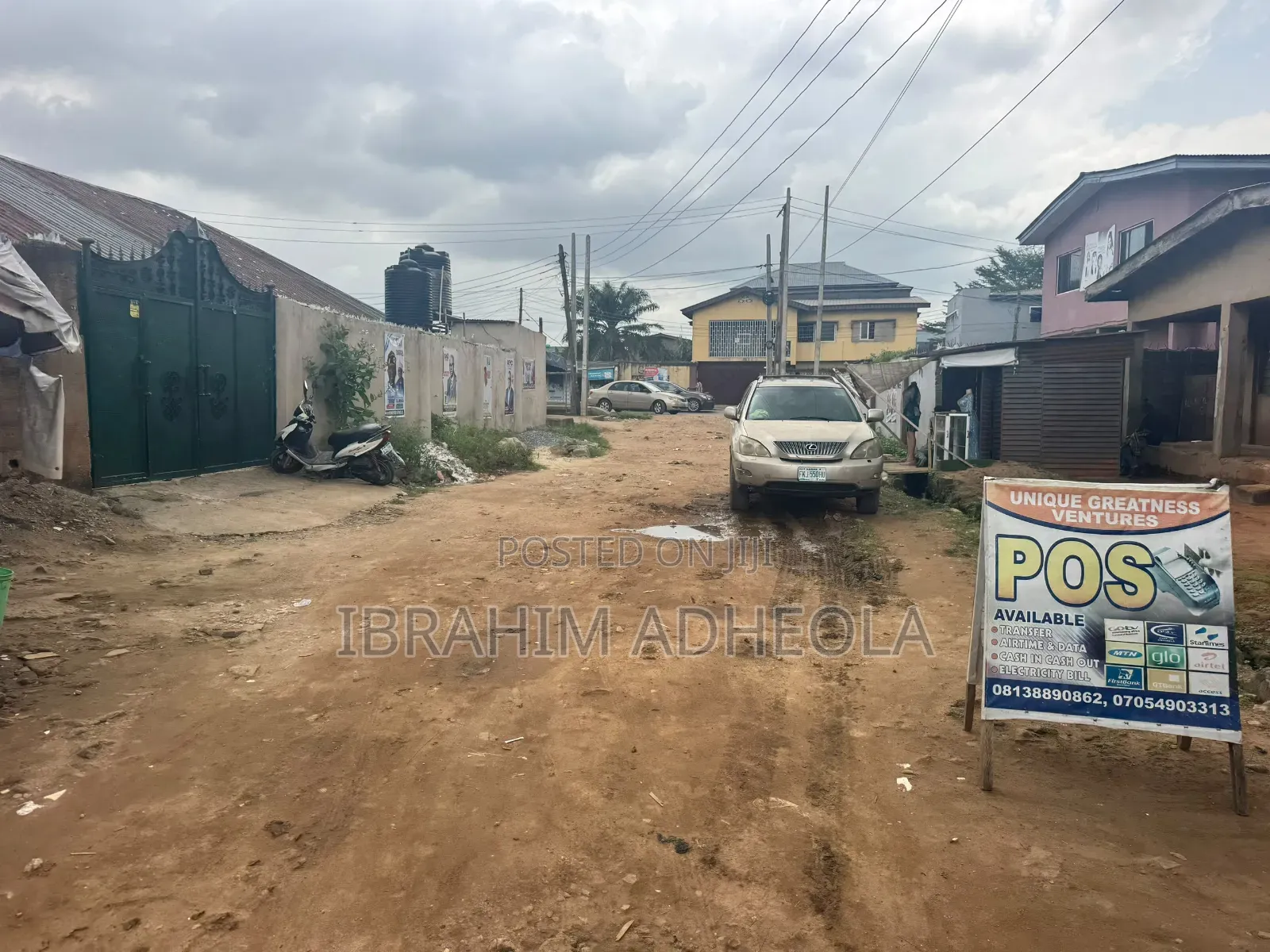 Land Measuring 500sqm With a Demolishable Bungalow on It, in a Lovely in Fagba