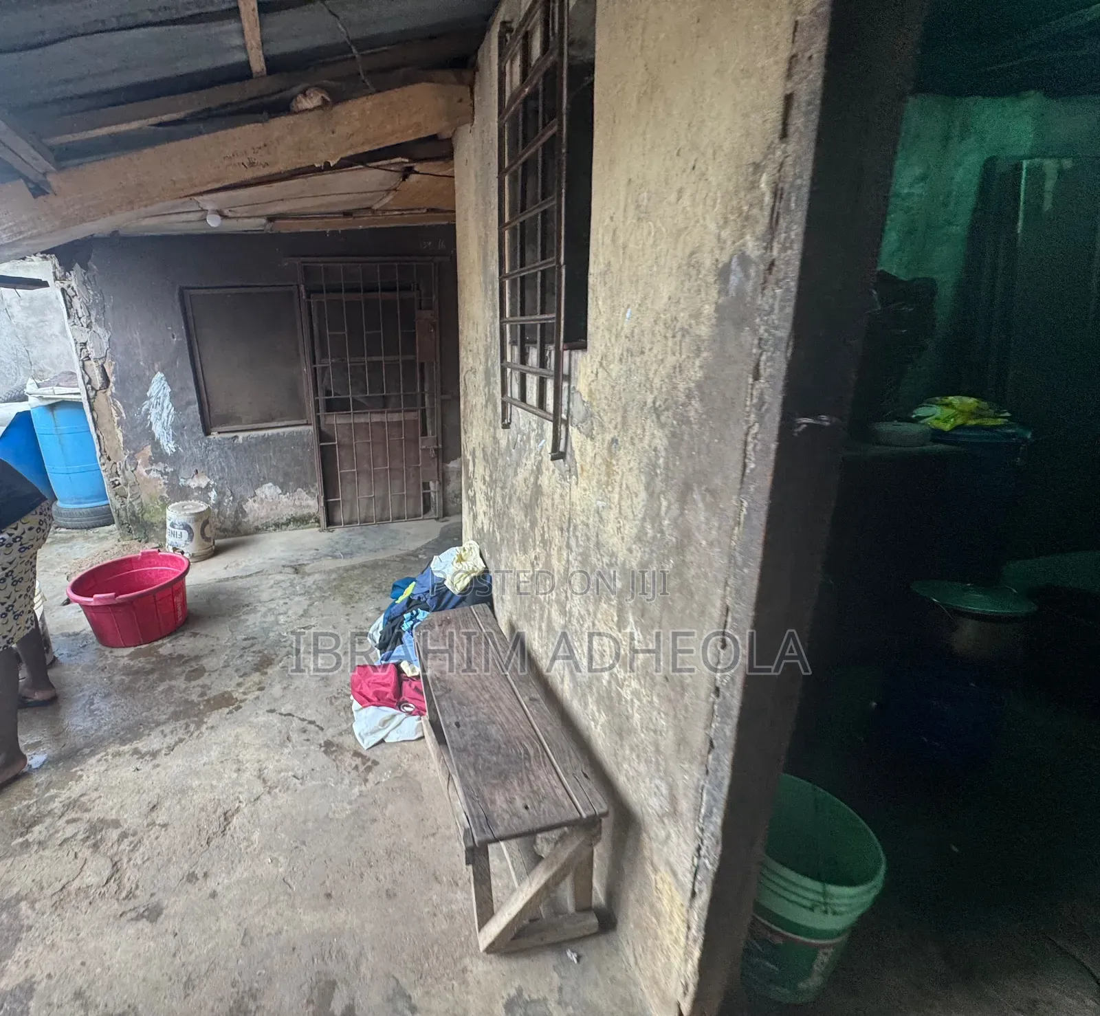 Land Measuring 500sqm With a Demolishable Bungalow on It, in a Lovely in Fagba