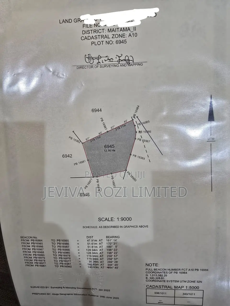 Land for Sale in Maitama
