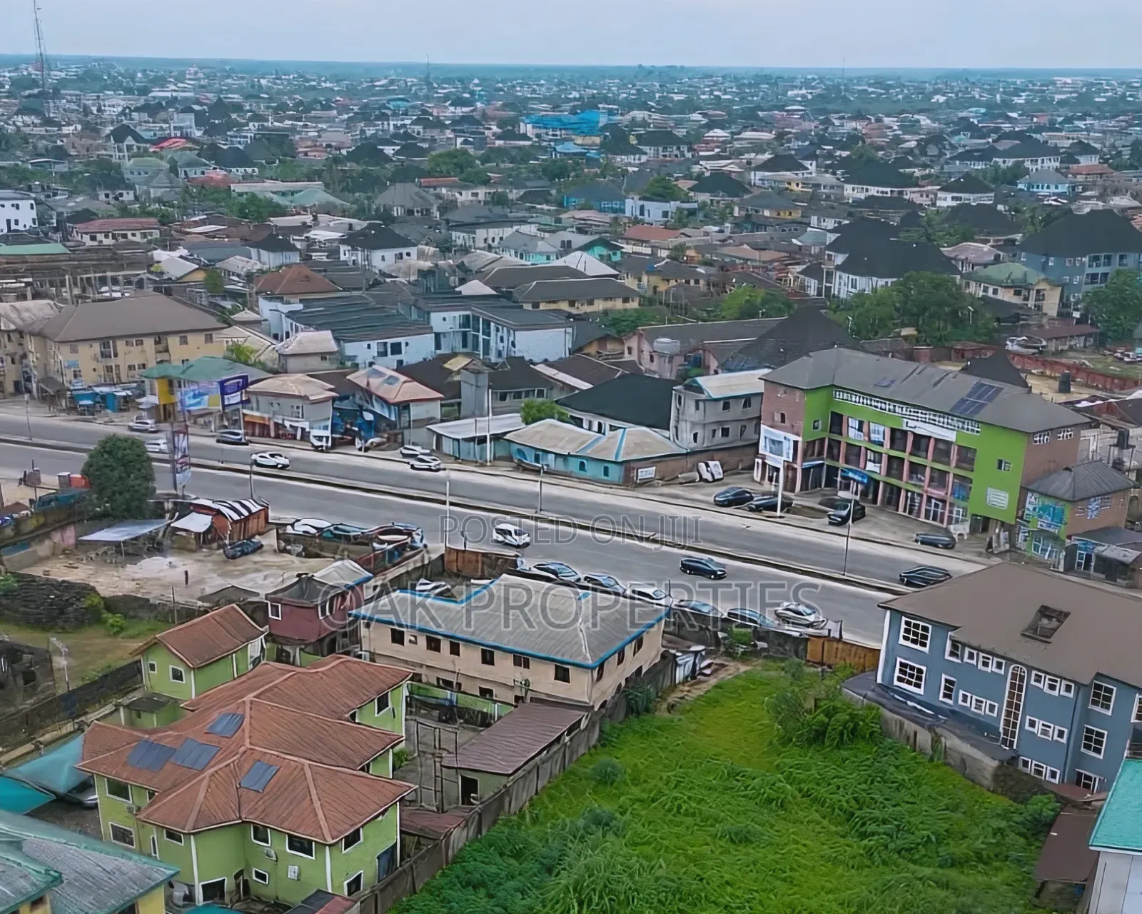 Fenced 5 Plots of Commercial Land on the Busy Ada George Road in Obio-Akpor