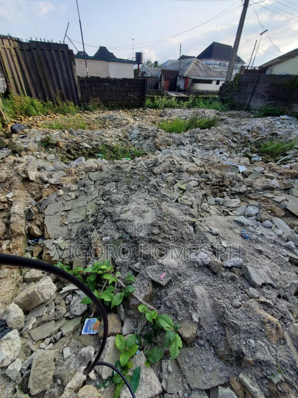Land on a Tarred Road in Port-Harcourt