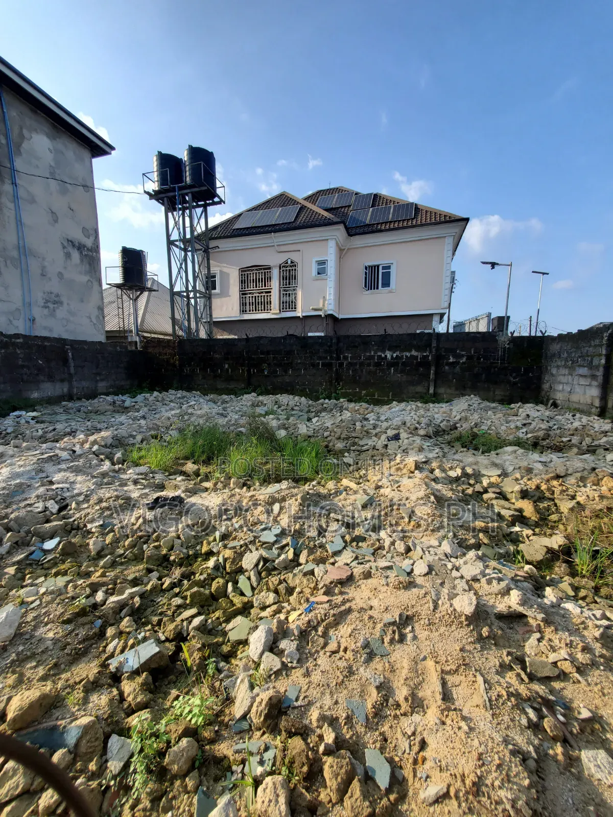 Land on a Tarred Road in Port-Harcourt
