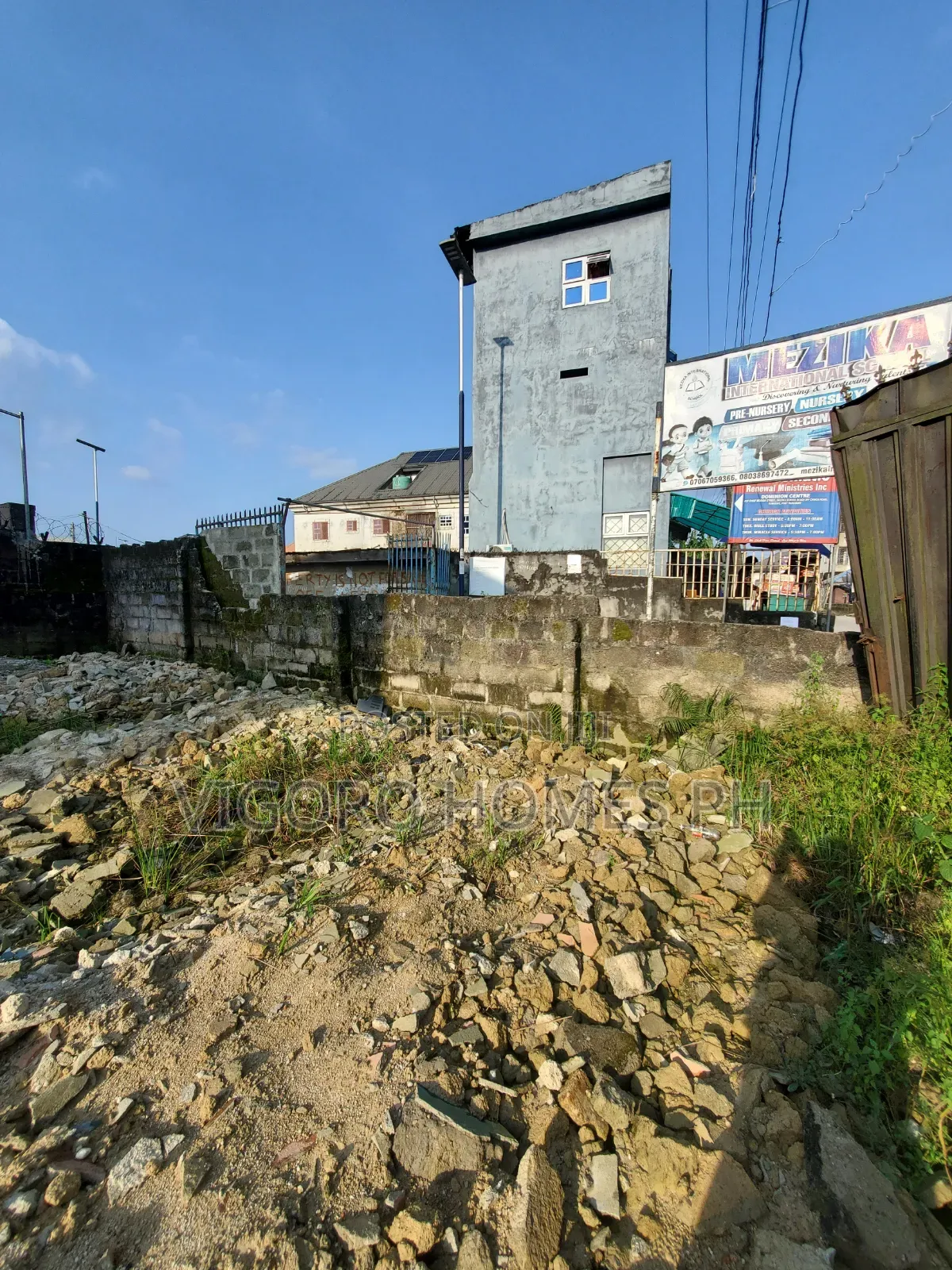 Land on a Tarred Road in Port-Harcourt