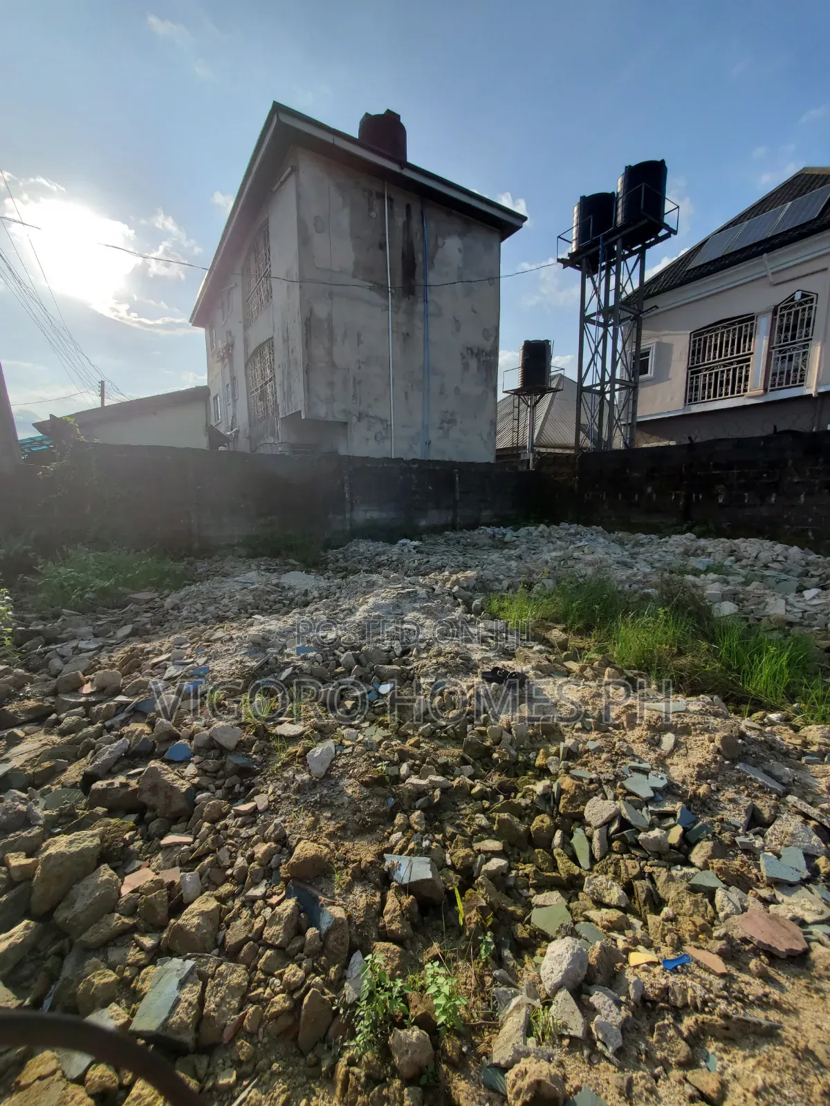 Land on a Tarred Road in Port-Harcourt