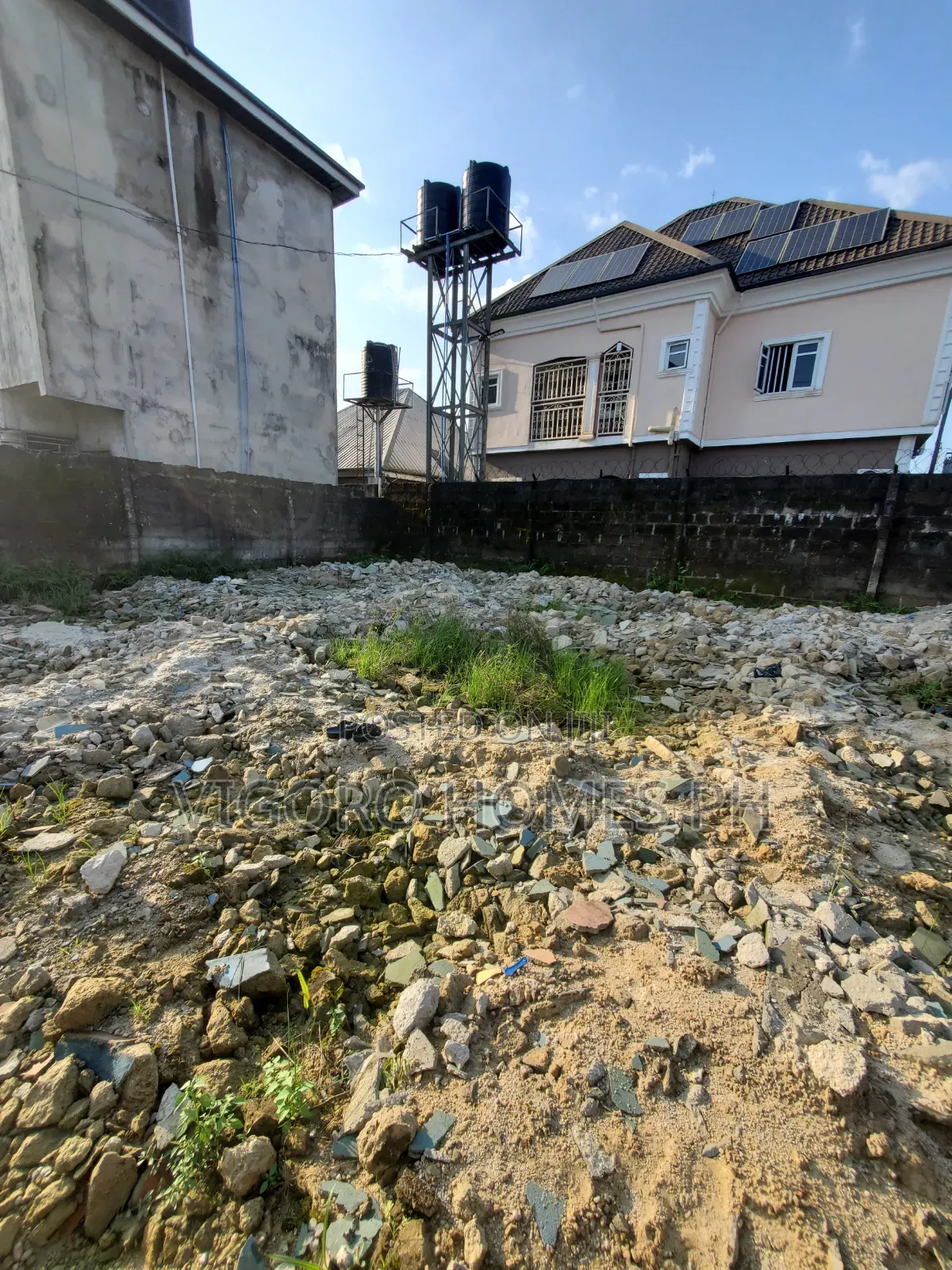 Land on a Tarred Road in Port-Harcourt