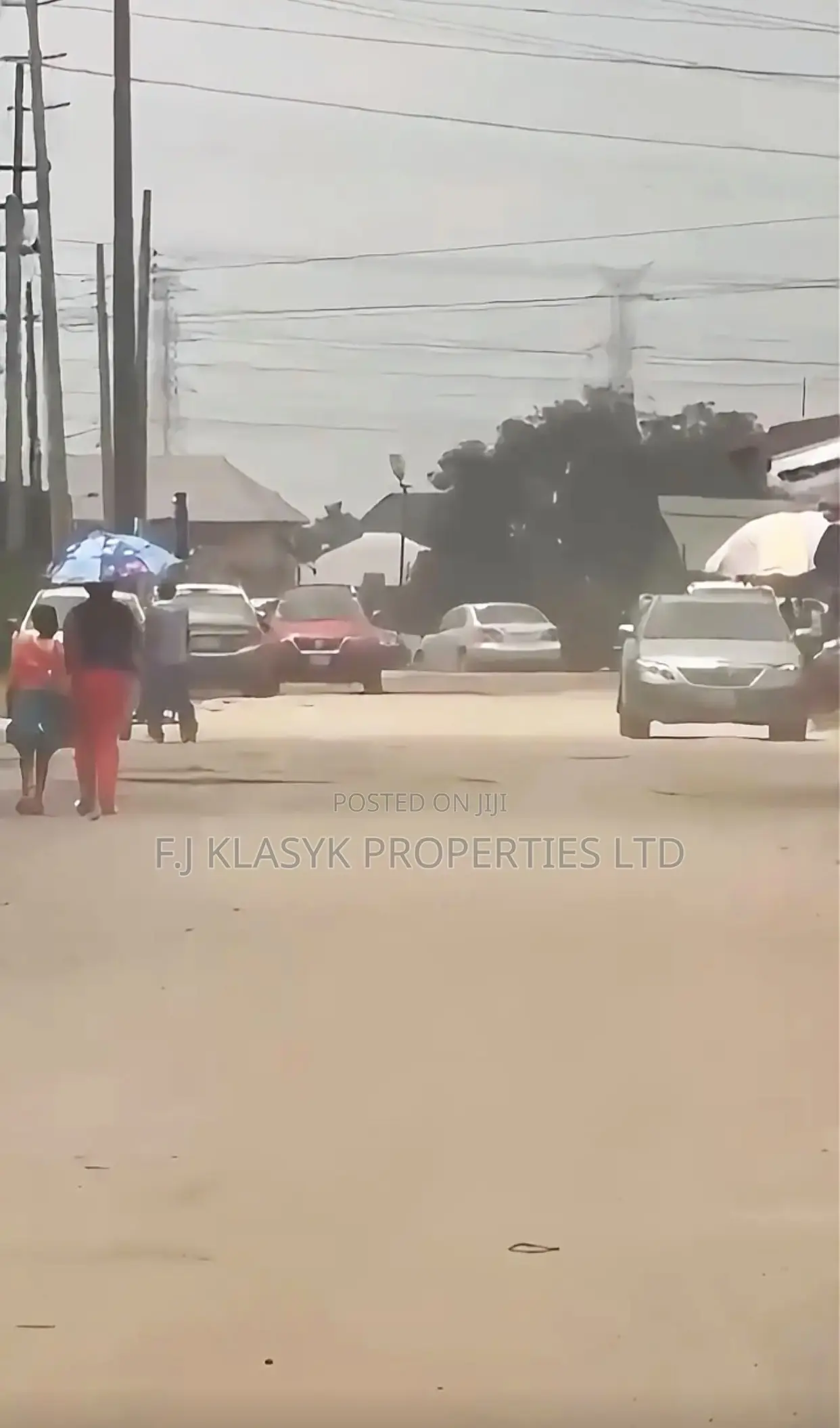 Prime 6 Plots of Land Along Pole Street Less Than 300ft in Benin City