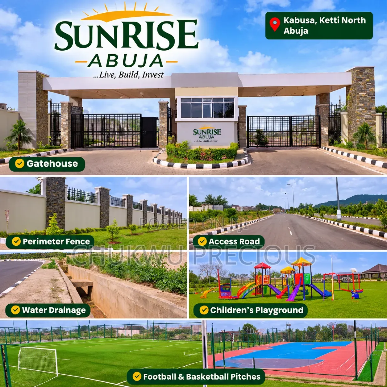 400sqm Land for 4-Bedroom Fully Detached Duplex at Sunrise Abuja in Ketti