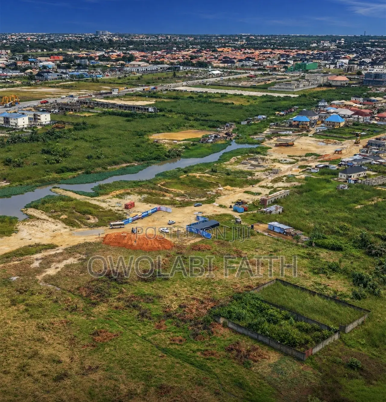Waterfront Land for Sale in Sangotedo