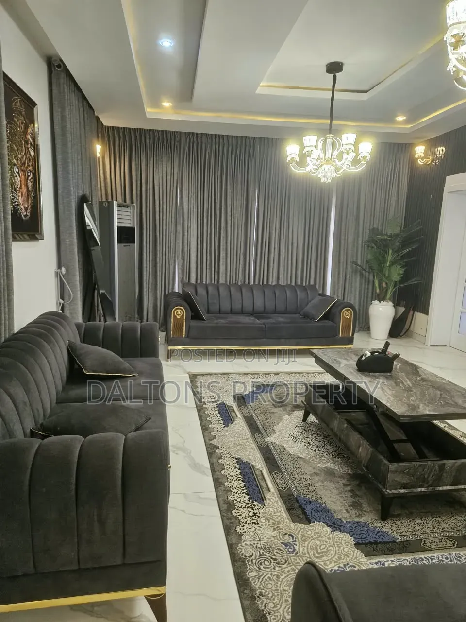 Furnished 4bdrm Duplex in Vegas Court Estate, Sabon Lugbe for rent in Sabon Lugbe