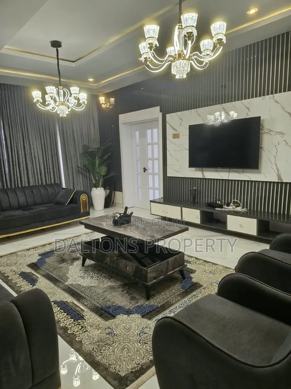 Furnished 4bdrm Duplex in Vegas Court Estate, Sabon Lugbe for rent in Sabon Lugbe