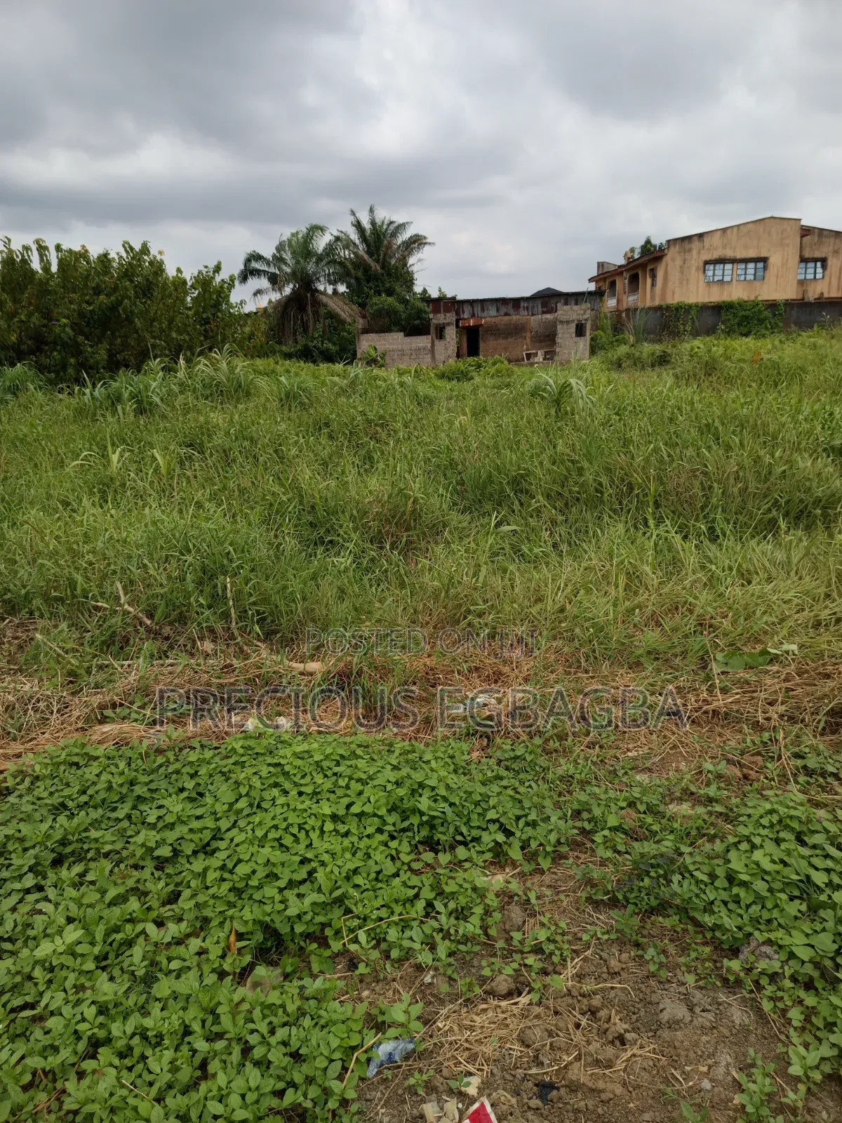 Plot of Land With Uncompleted 2 Bedroom Bungalow on It in Ijegun