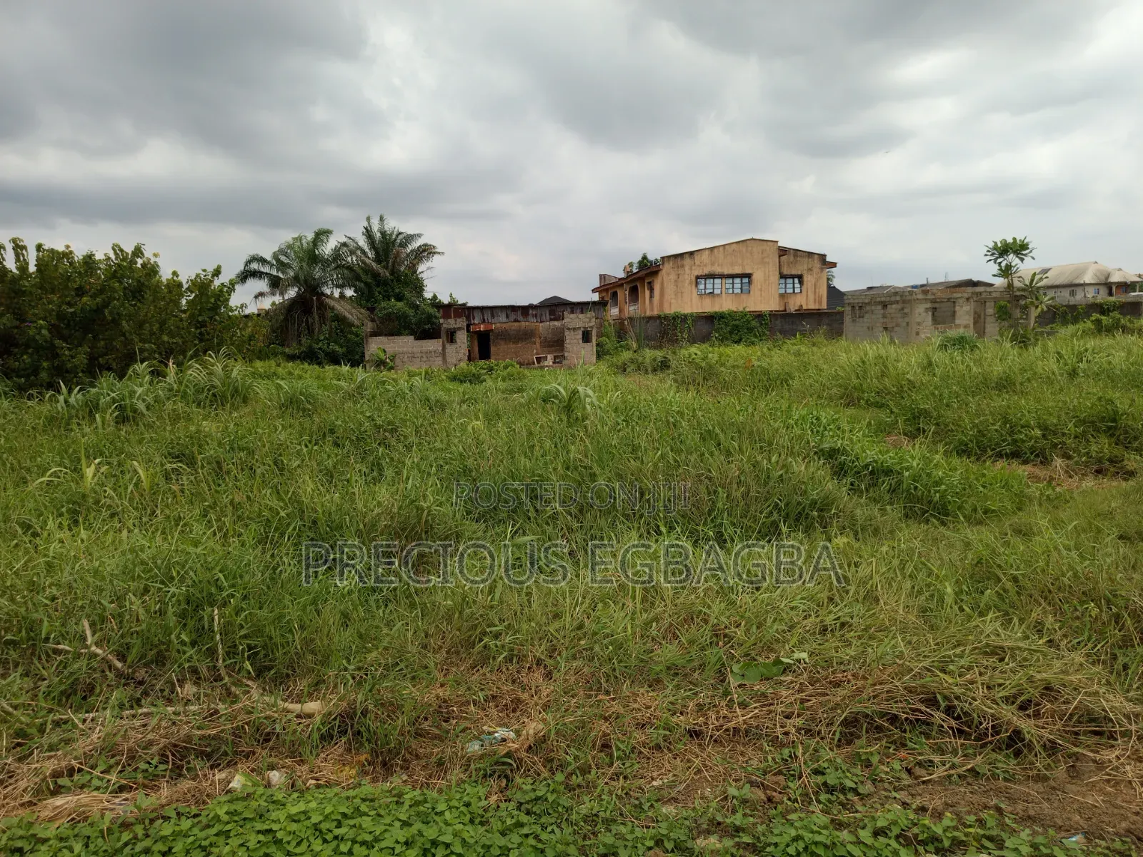 Plot of Land With Uncompleted 2 Bedroom Bungalow on It in Ijegun