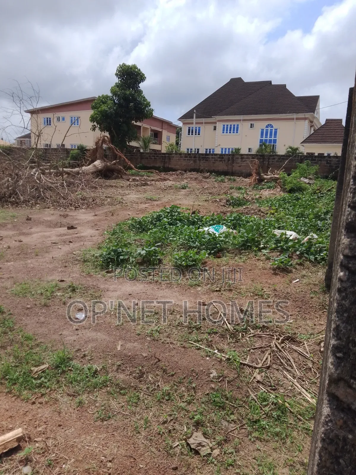 Fenced 1843sqm of Land Facing a Tarred Road Is Available in Akure