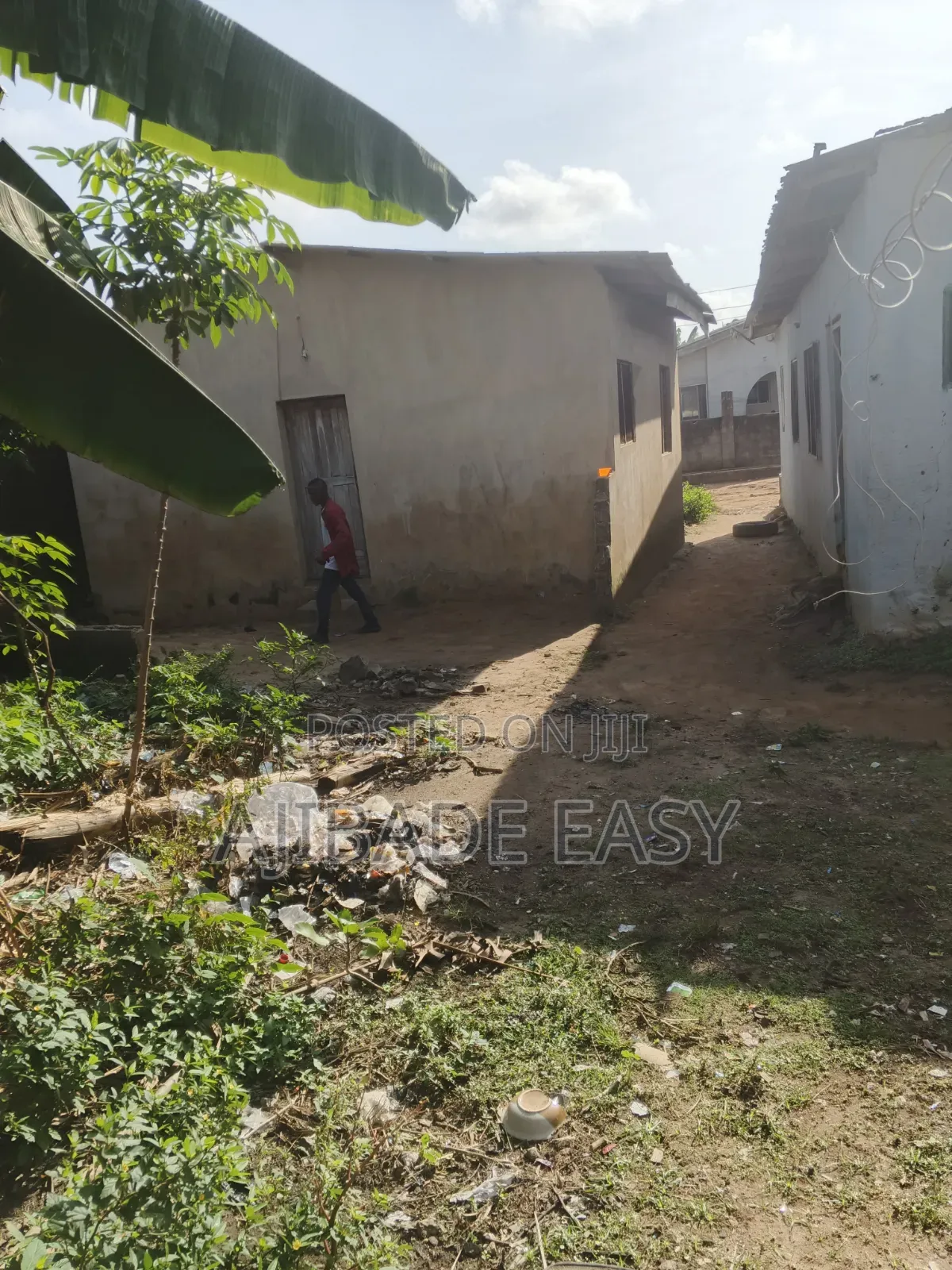 Almost Half Plot of Land With Mini Flat on It in Ayobo