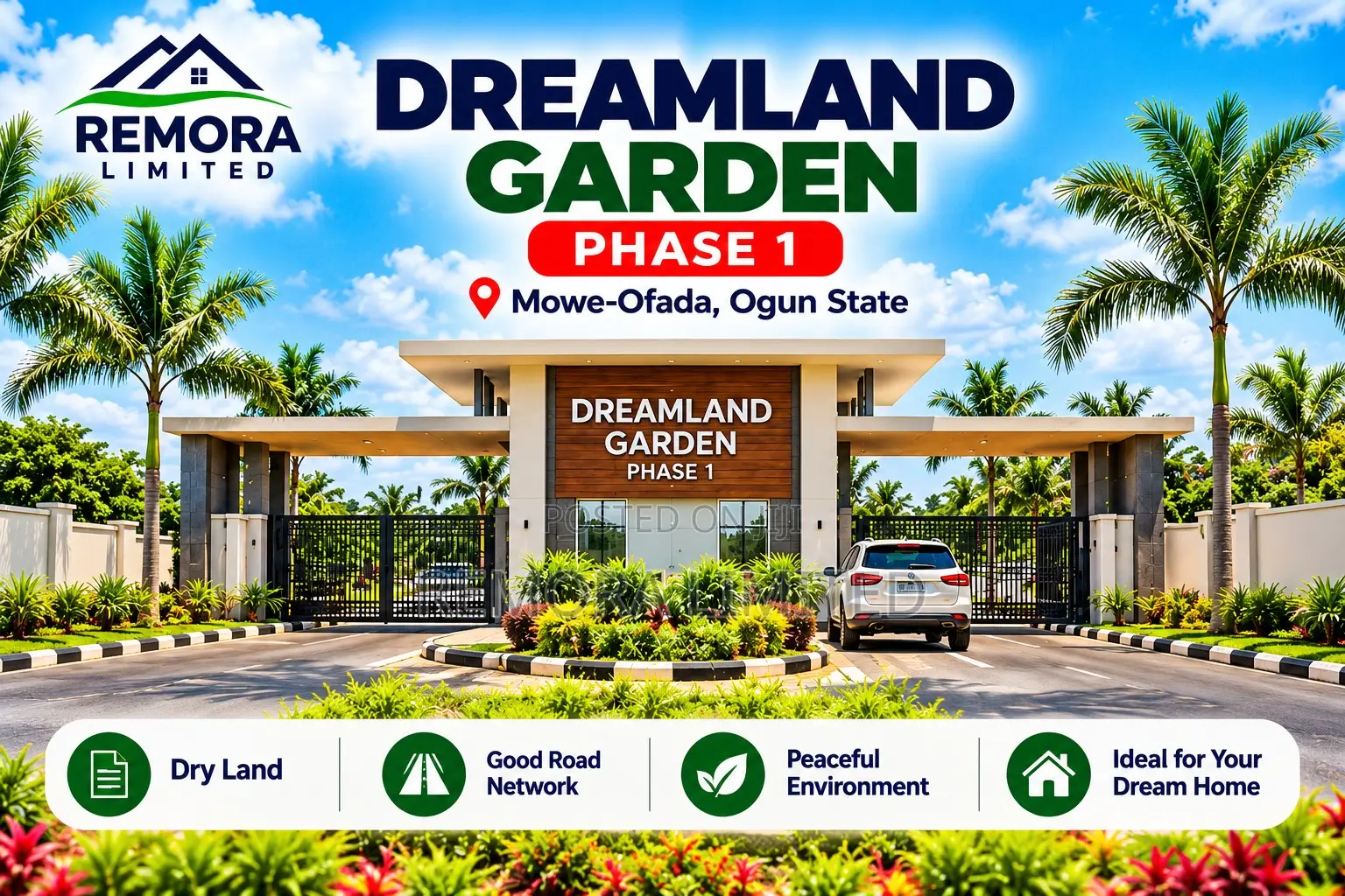 Affordable Land for Sale – Mowe-Ofada, Ogun State in Obafemi-Owode
