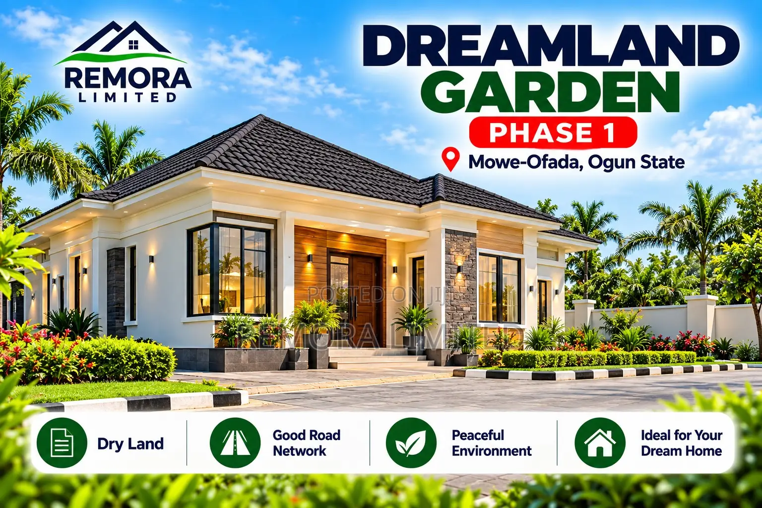 Affordable Land for Sale – Mowe-Ofada, Ogun State in Obafemi-Owode