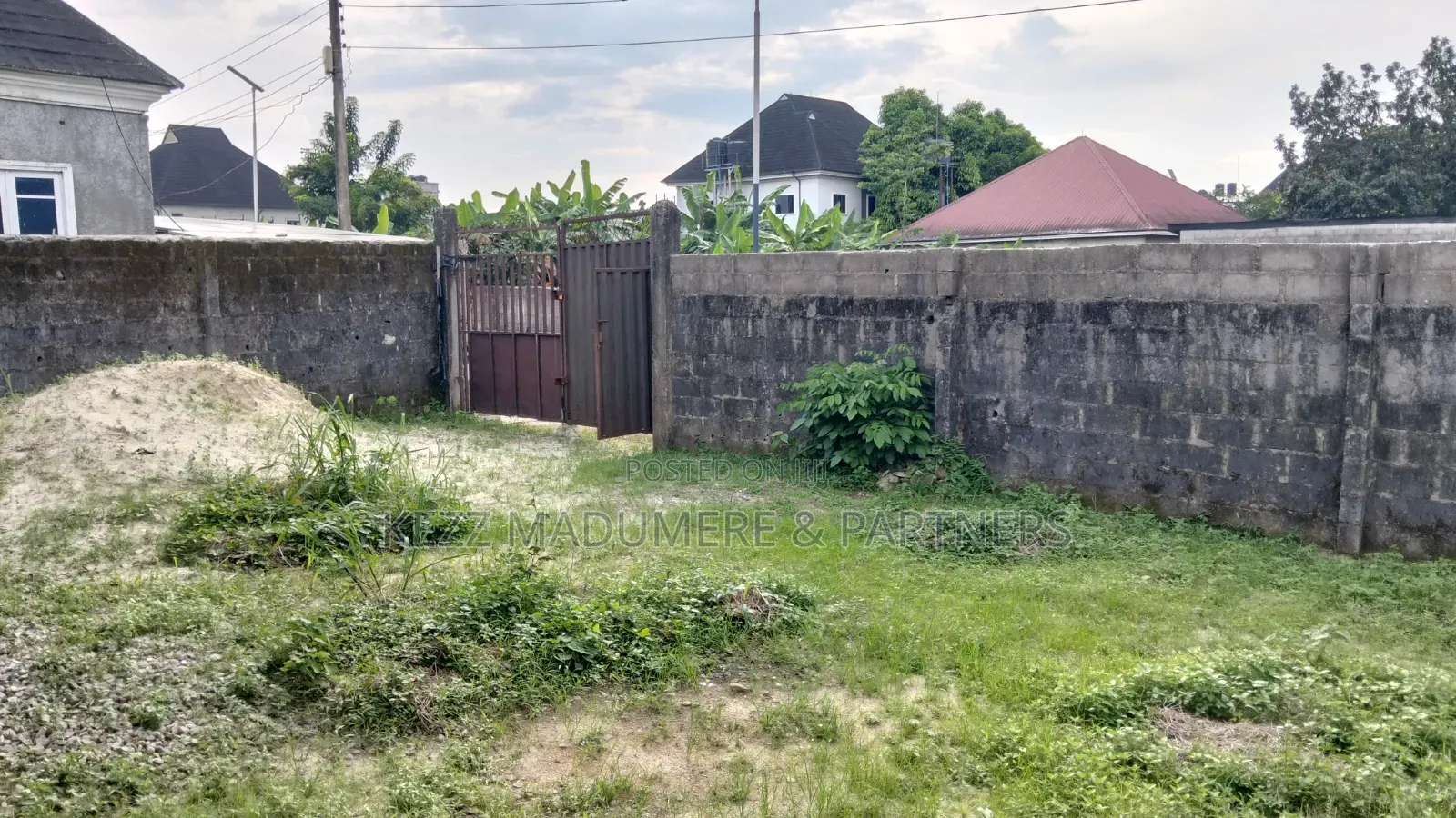 For Sale : Cofo Fenced 4 Plots at Area G Near Concord Hotel Owerri in Owerri