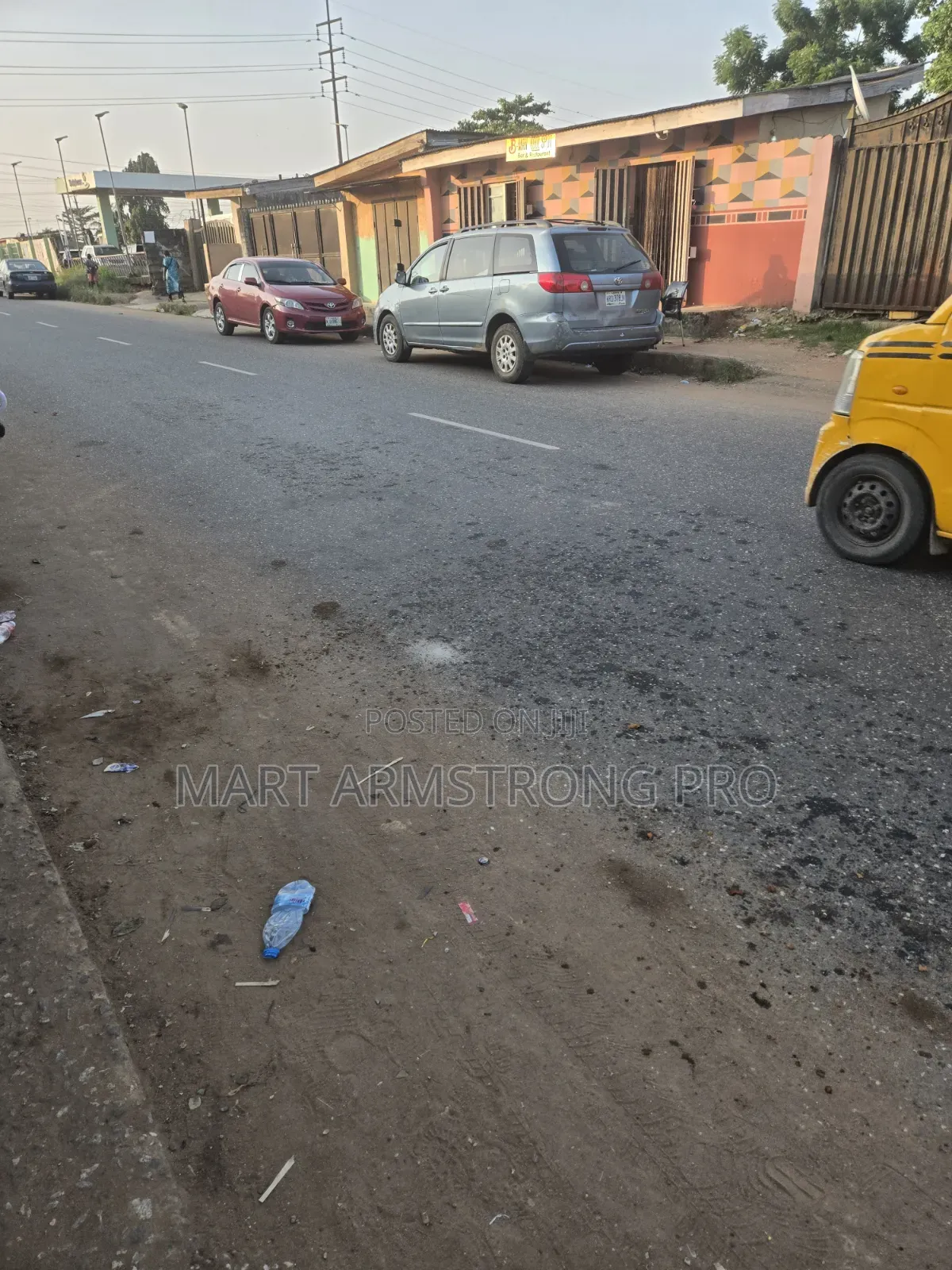 A Good Commercial Land in Heart of Town With Demolishable Structures in Ikorodu Garage