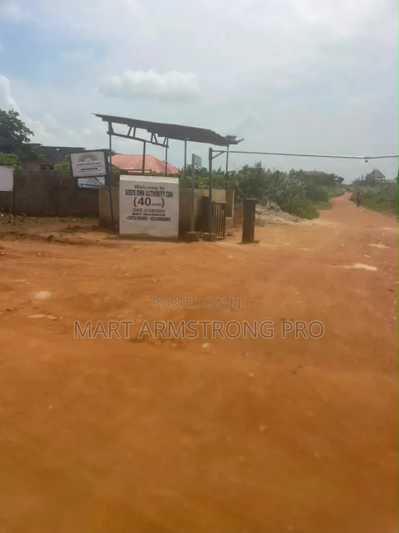 A Full Plot of Land With Foundation in a Good Environment in Adamo