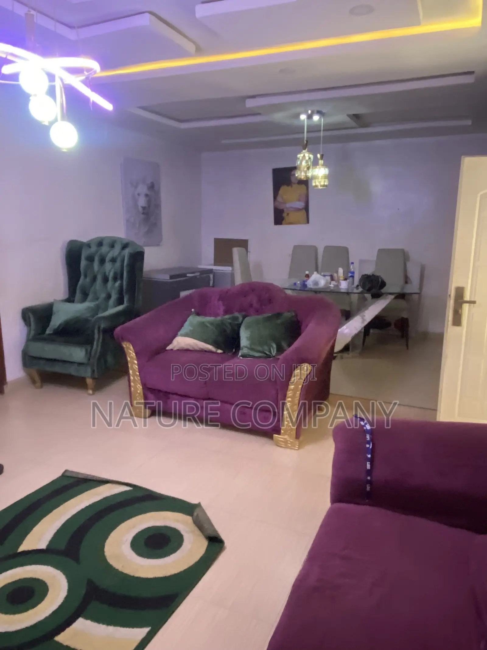 Furnished 3bdrm Block of Flats in Farm Diary Estate, Pen Cinema in Pen Cinema