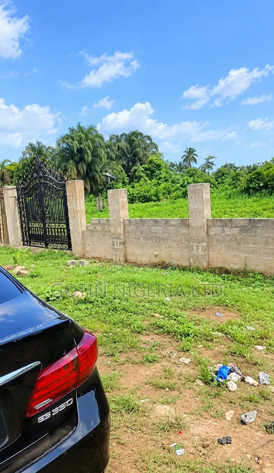 100ft × 150ft Fully Fenced & Gated Land Along Obazagbon/Irhirhin Road in Benin City