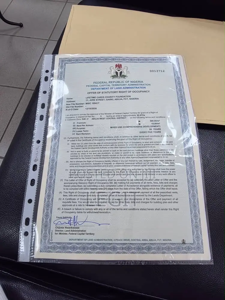 92 Hectares With C of O in Karsana West, Abuja, FCT in Karsana