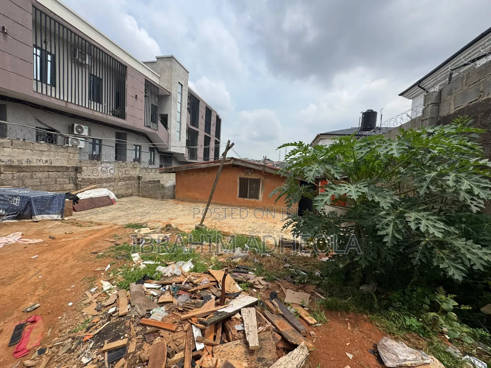 Land Measuring 408sqm With a Demolishable Bungalow on It, in a Ver in Ifako-Ogba