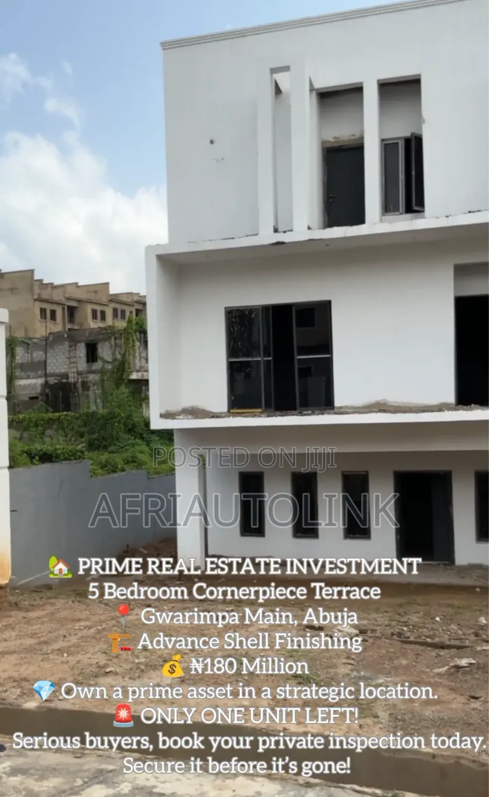 5bdrm Duplex in Gwarimpa Estate, Bunkoro for sale in Bunkoro